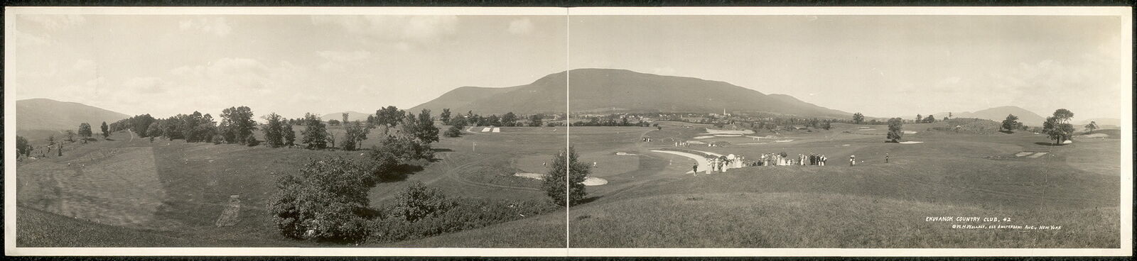 Photo:1911 Panoramic: Ekwanok Country Club, Manchester, Vermont 1