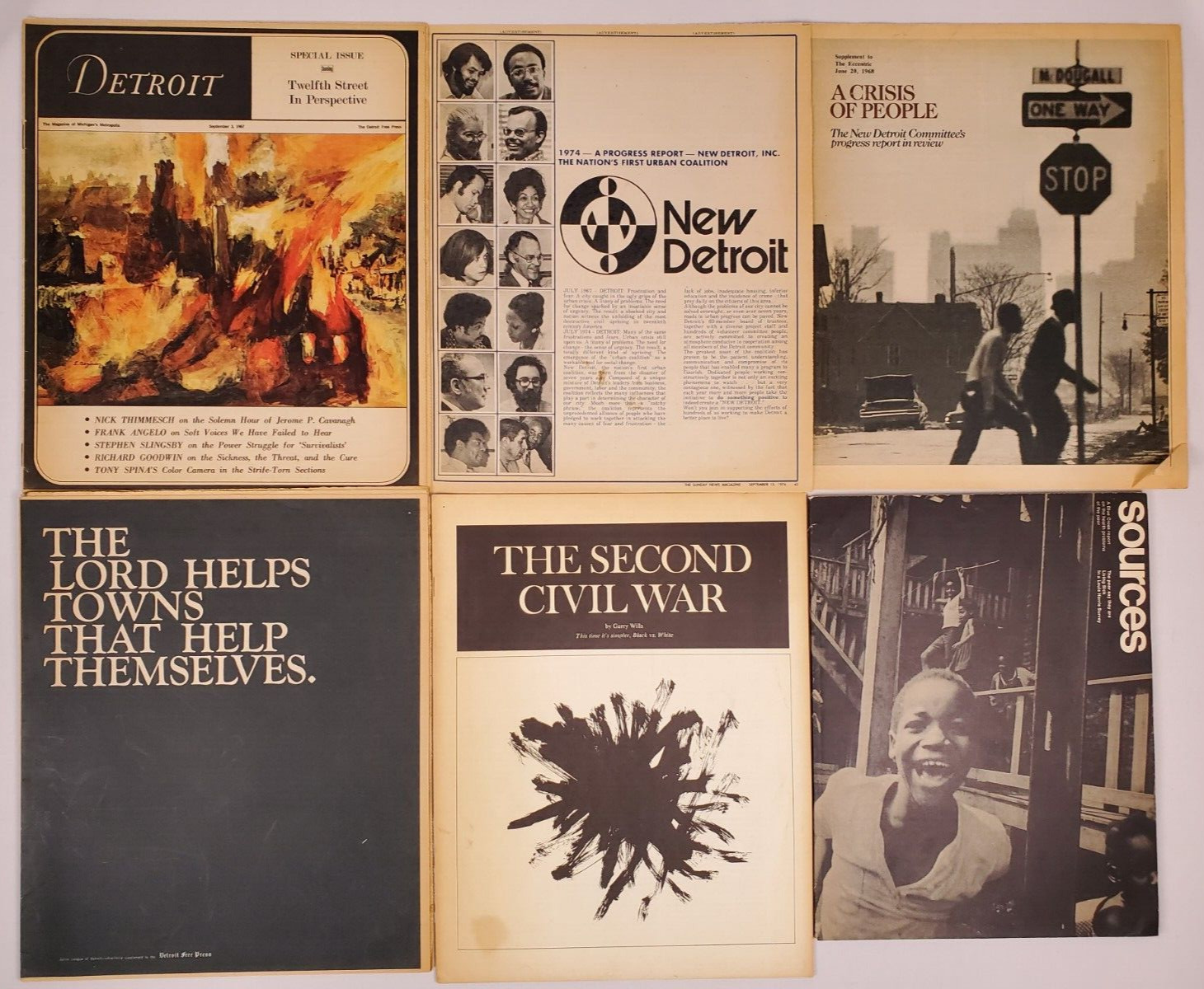 Detroit 1967 Riot Lot Free Press New Detroit Black History Civil Rights