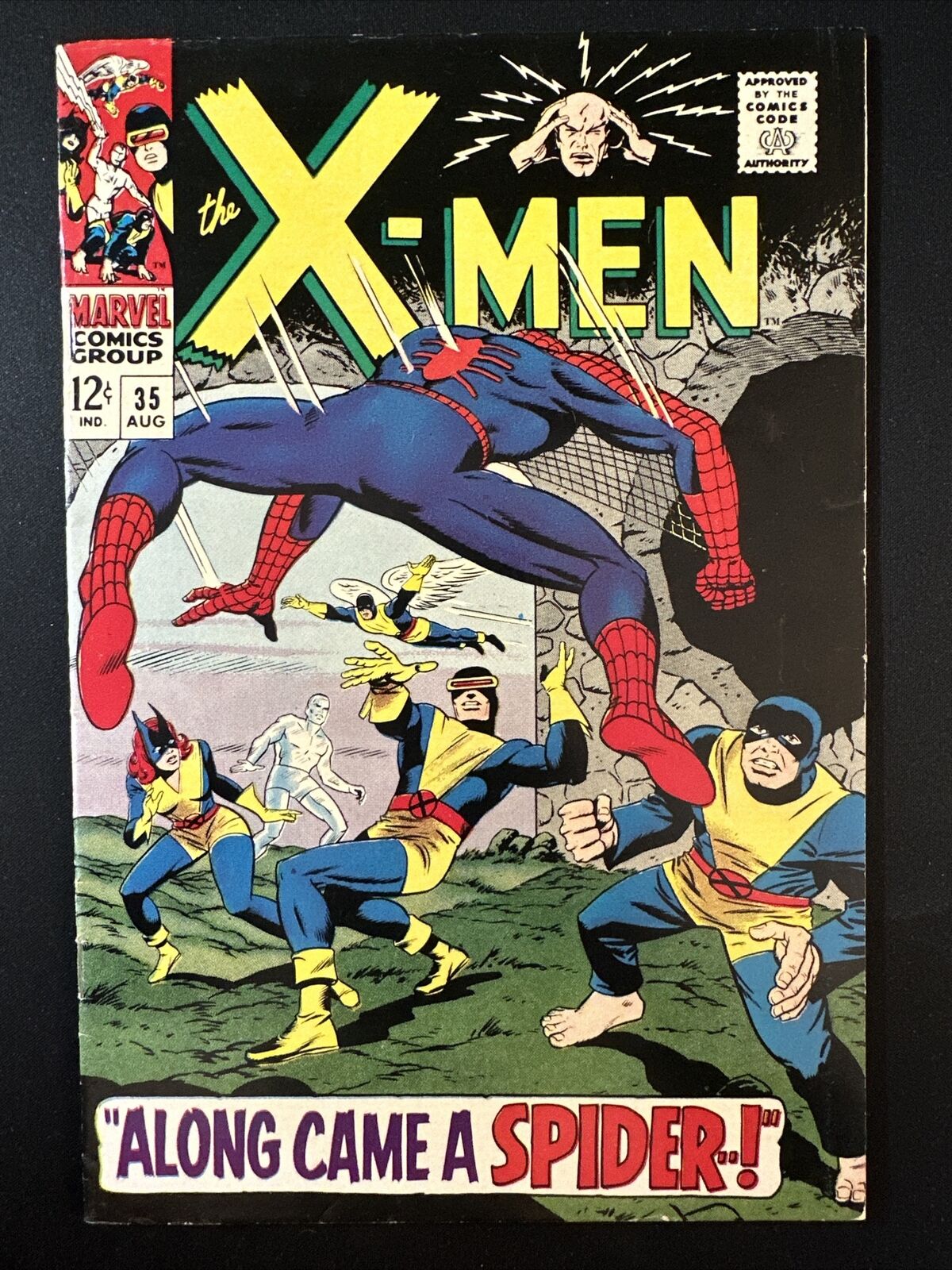 X-Men #35 1967 Vintage Old Silver Age Marvel Comics Spider-man Higher Grade F/VF