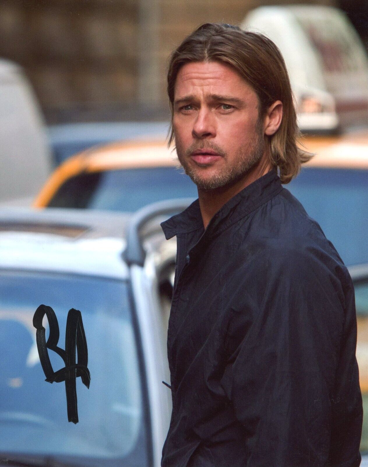 Brad Pitt  10x8 Photo ACOA SA27482  AFTAL#217 OnlineCOA