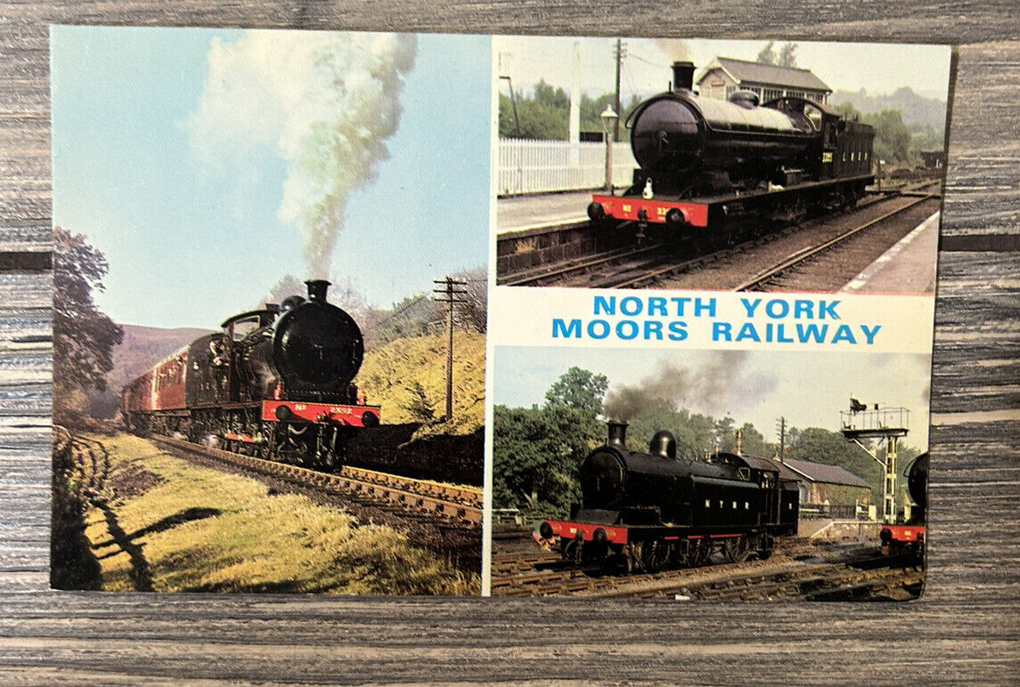 Vintage North York Moors Railway Dennis Productions Post Card