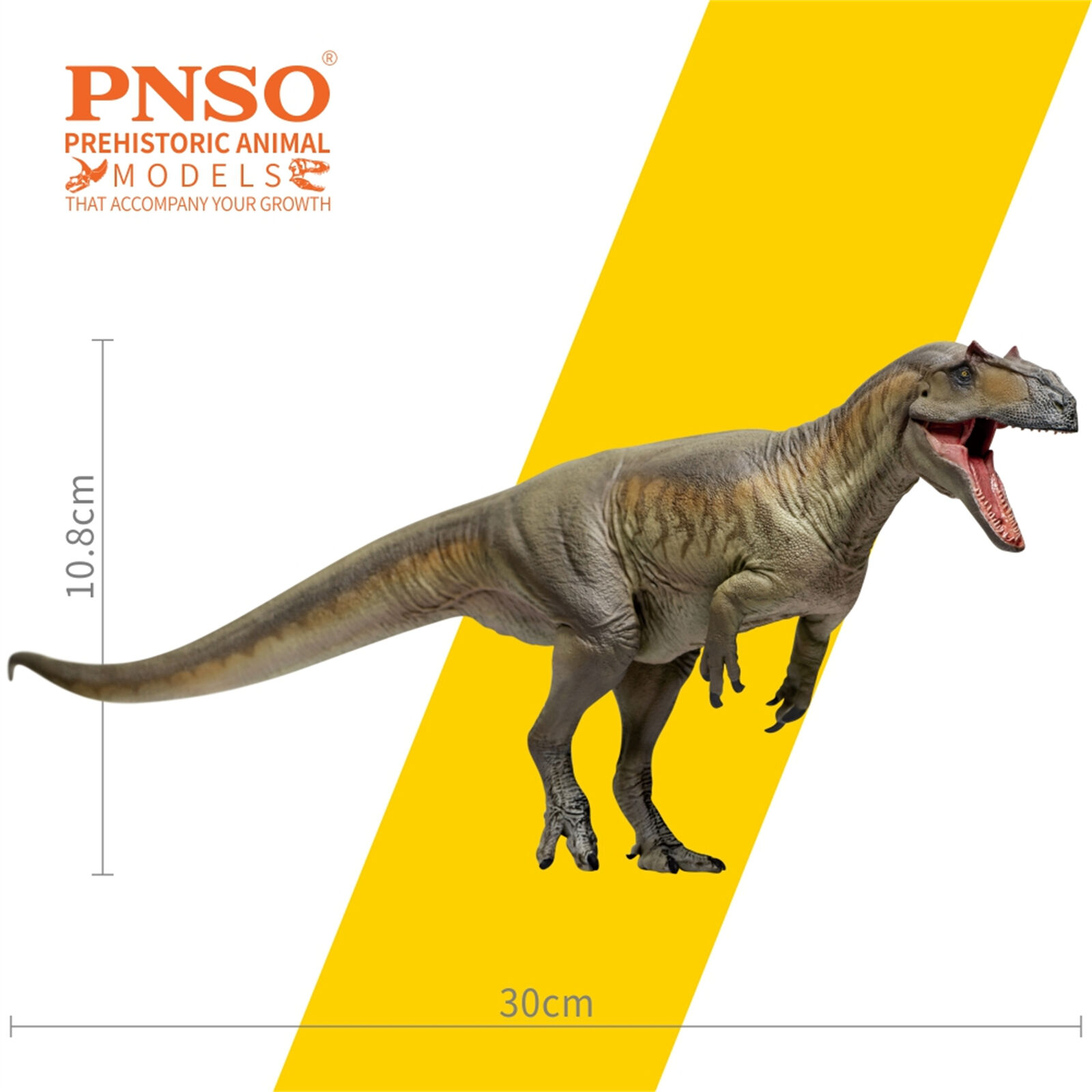 PNSO 75 Saurophaganax Donald Animal Model Prehistoric Dinosaur Decor Gift Toy