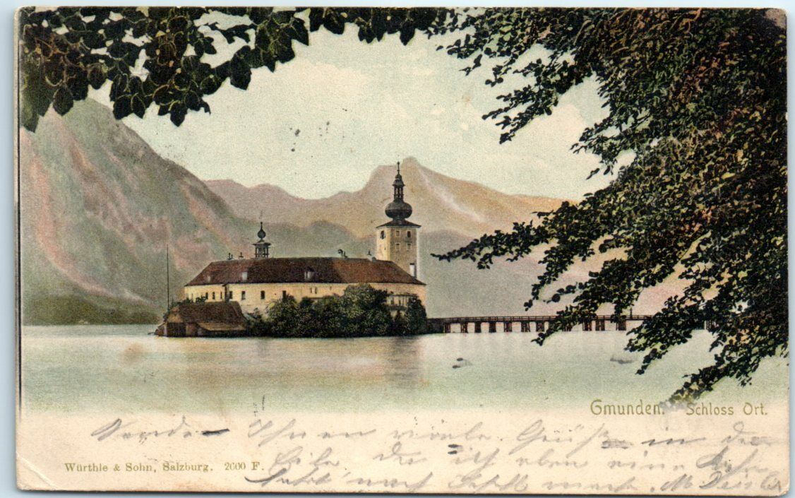 Postcard - Schloss Ort - Gmunden, Austria