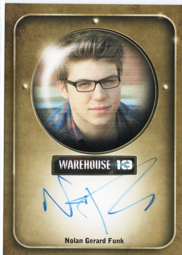 Warehouse 13 Season 2  2011 Auto Autograph Nolan Gerard Funk as Todd