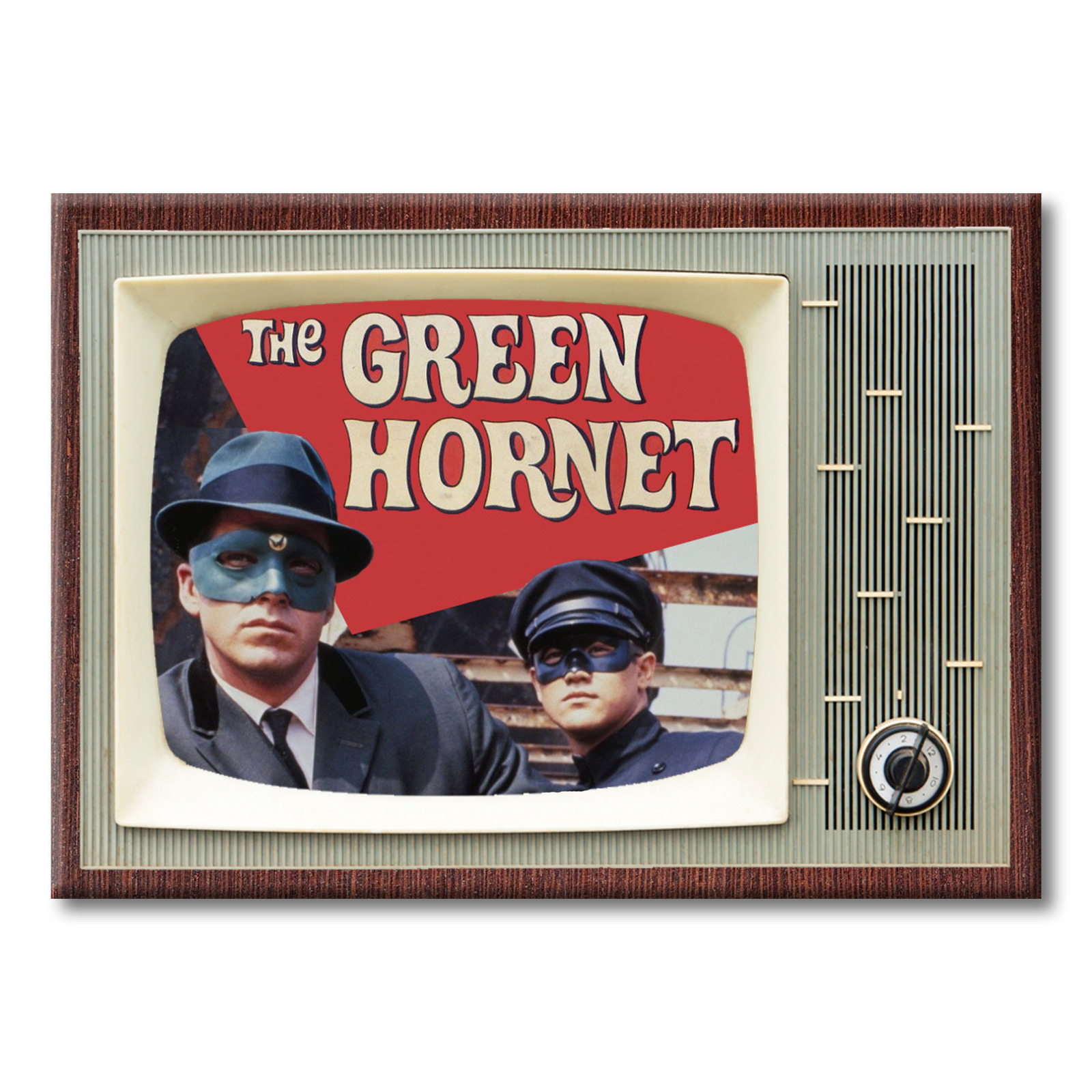 THE GREEN HORNET TV Show TV 3.5 inches x 2.5 inches Steel FRIDGE MAGNET