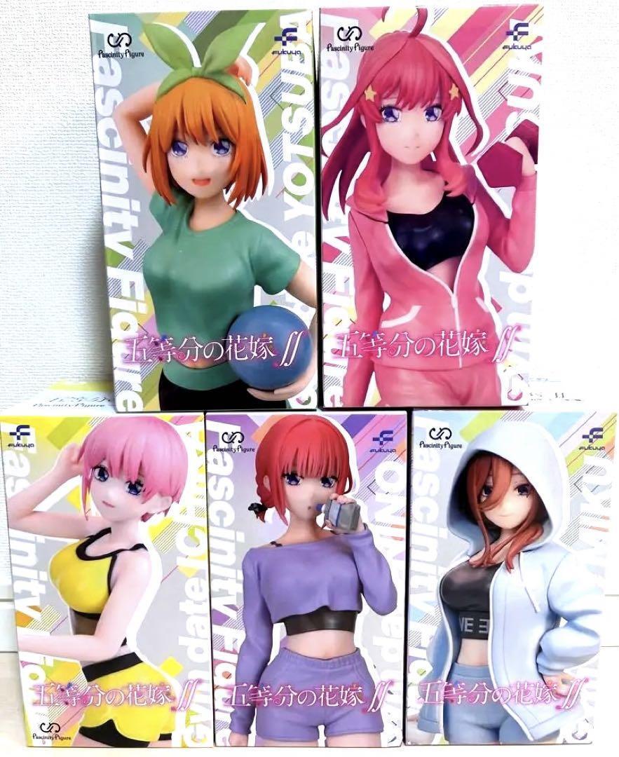 The Quintessential Quintuplets Gym Date Figure Complete Set of 5 NEW from Japan