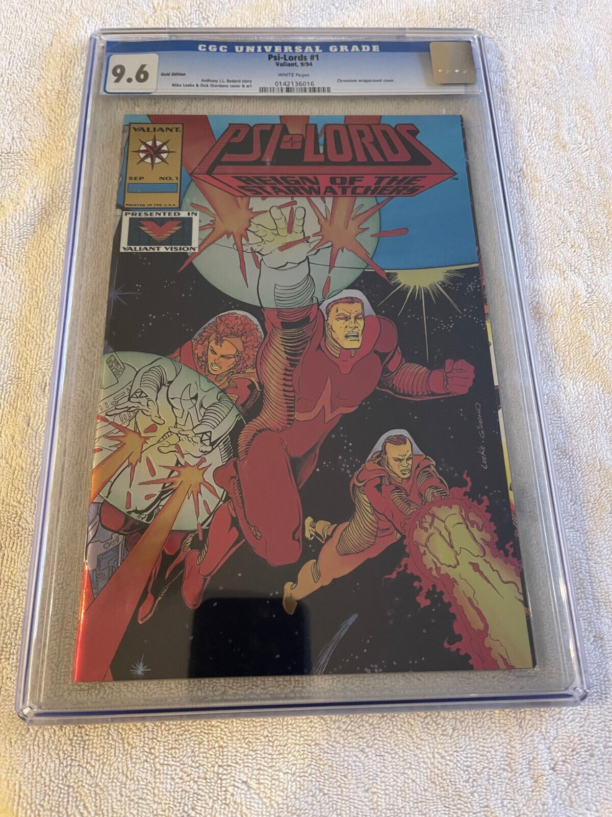 Psi-Lords #1 - Gold Edition - CGC 9.6 - White Pages - Valiant Comics 1994