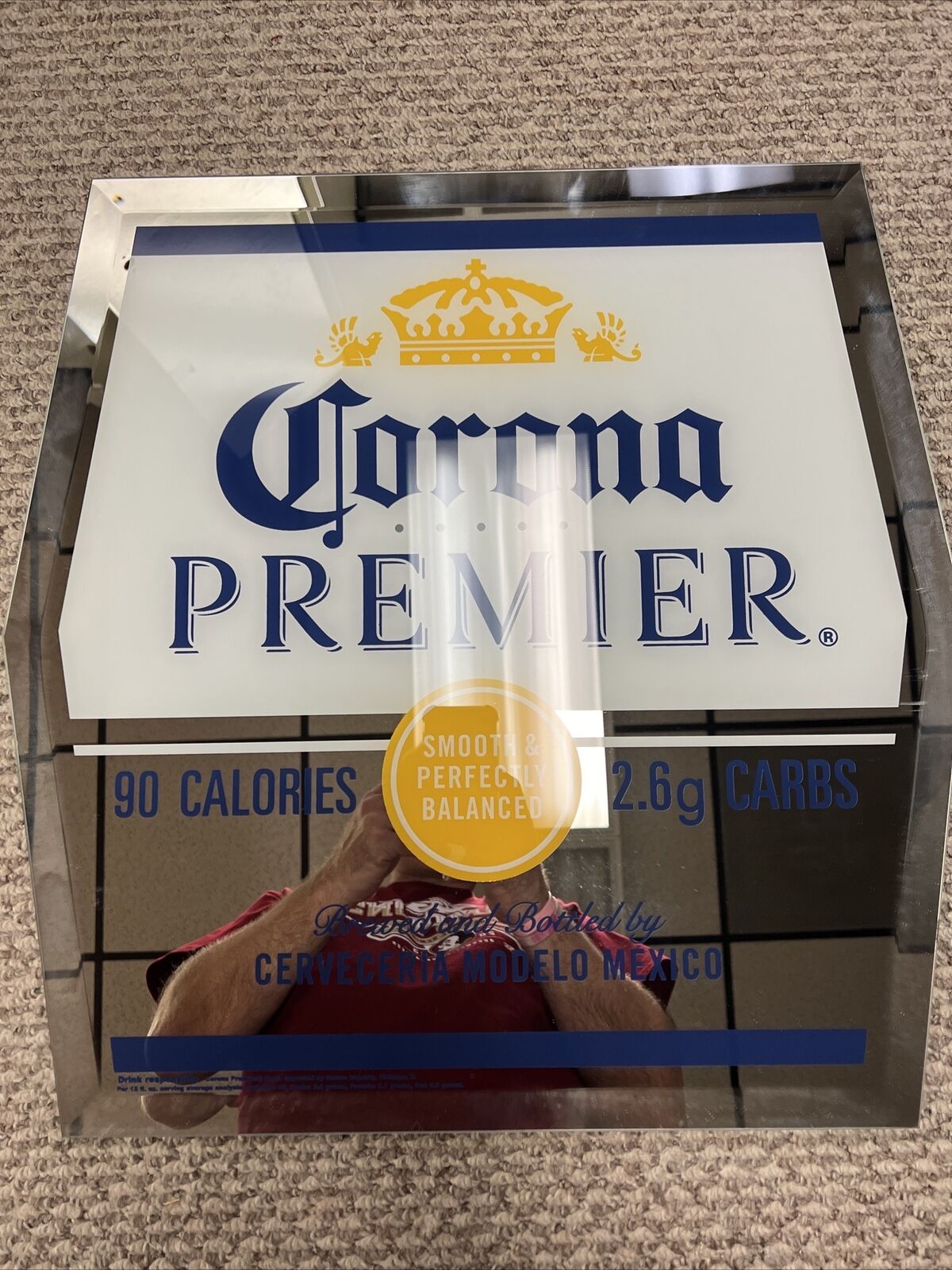 Corona Premier Wall Mirror Sign - New