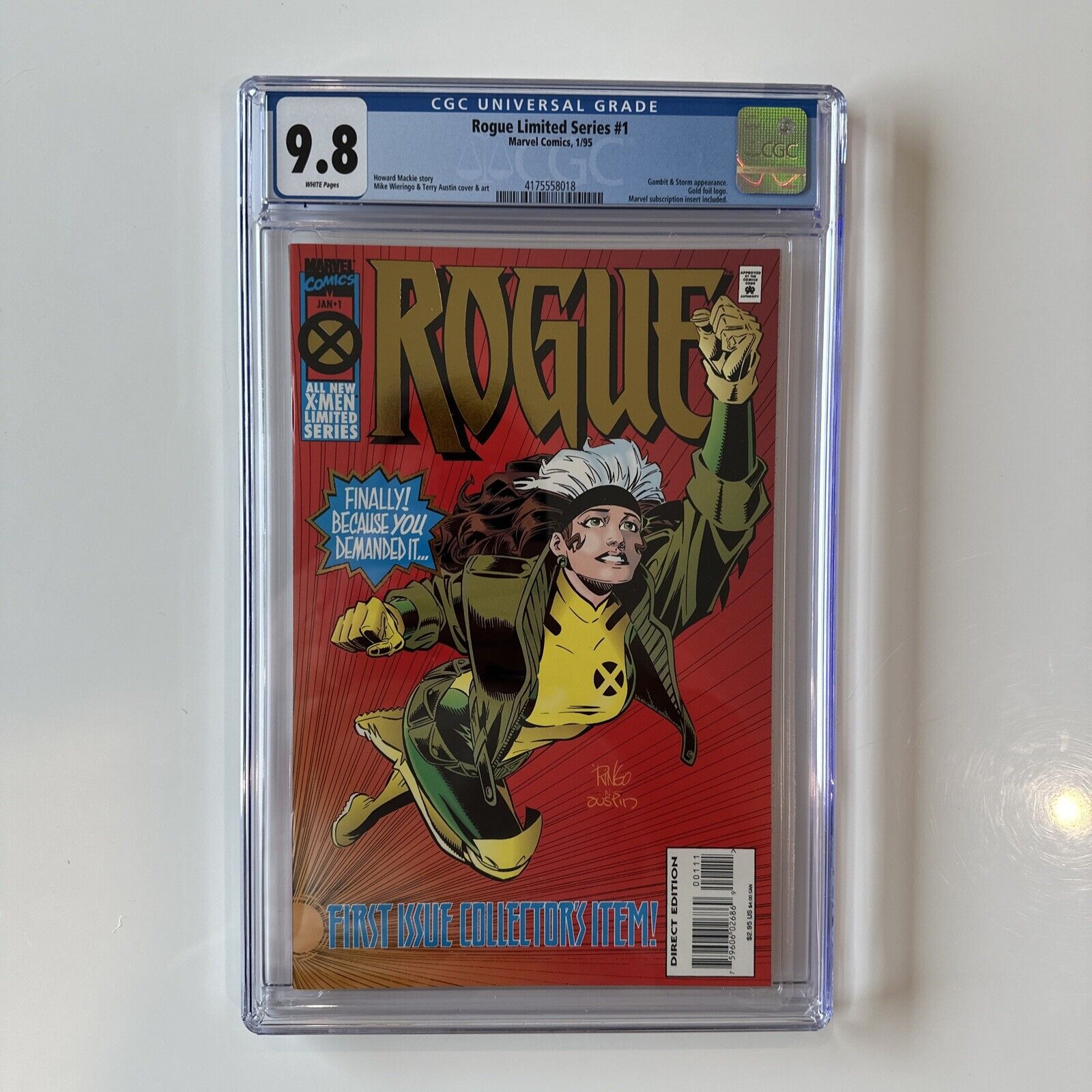 Rogue Limited Series #1 CGC 9.8 Uncanny X-Men 1995