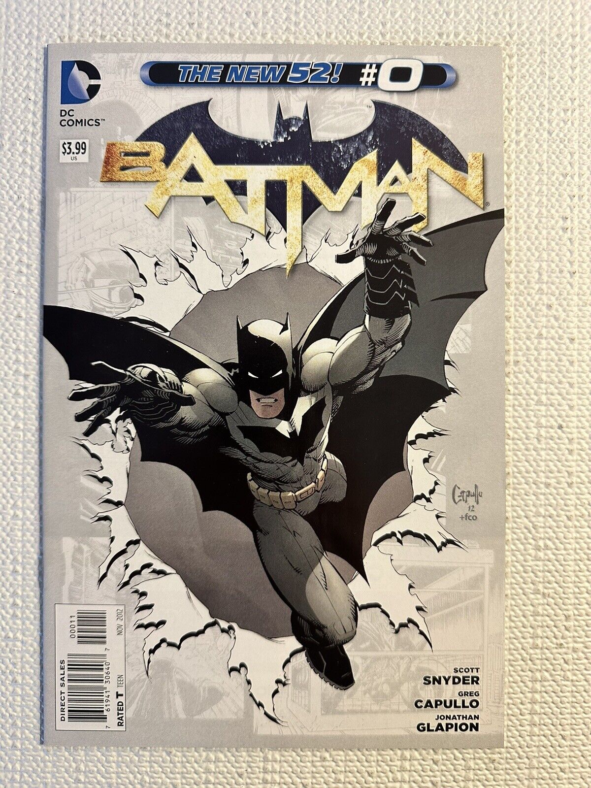 The New 52 Batman #0 (DC Comics November 2012)