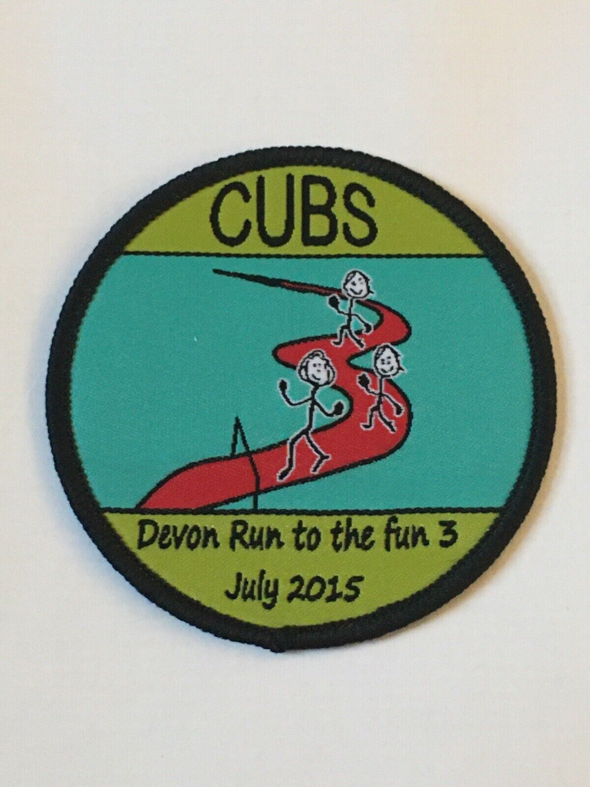 Cub Scout Badge 2015 Devon Run To The Fun 3 Camp Badge