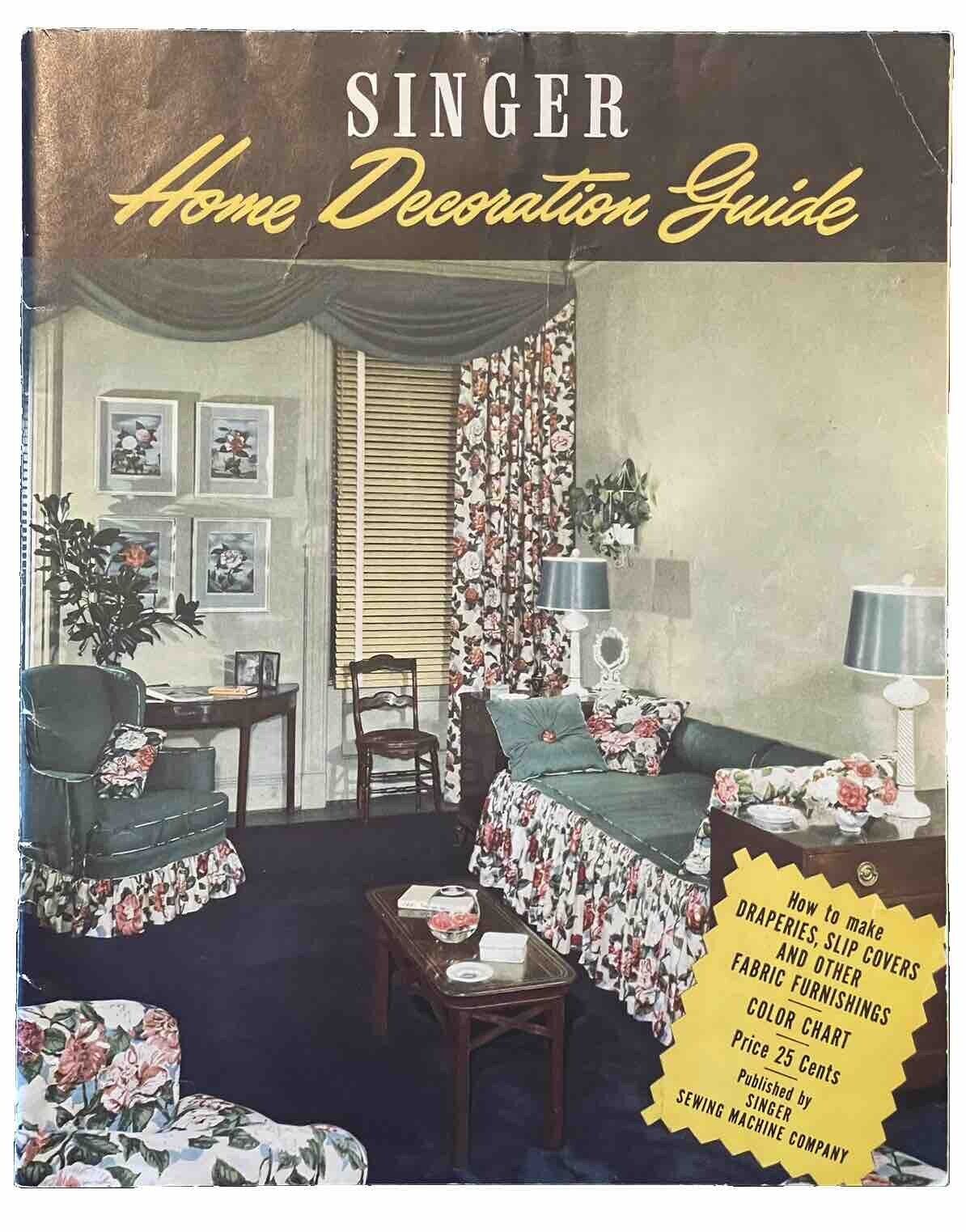 Vintage Singer Home Decoration Guide 1947