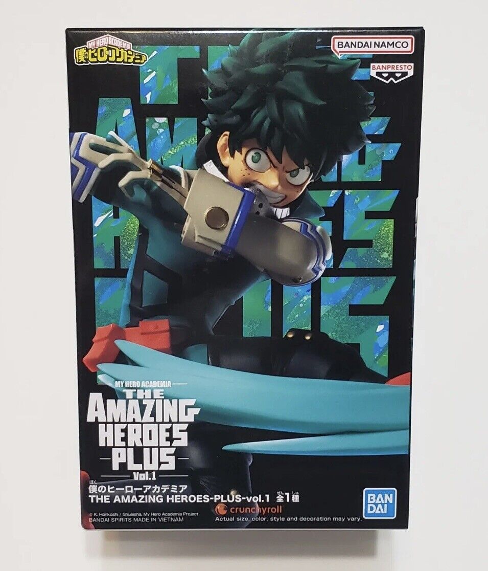 My Hero Academia: Amazing Heroes Plus Vol 1 DEKU Figure Banpresto - USA Seller