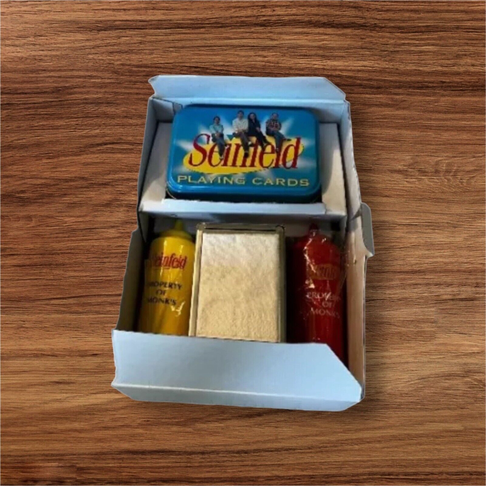 Seinfeld Mini Diner w/ Monk’s Napkin Holder Salt & Pepper Shaker Seinfeld Cards