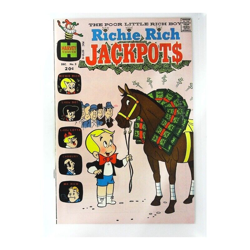 Richie Rich Jackpots #2 Harvey comics NM Full description below [r~