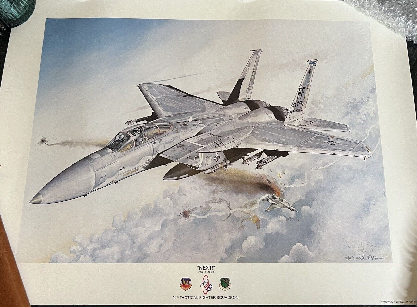 Paul R Jones Military Art Series NEXT 94th Tactical Fighter Squadron Print