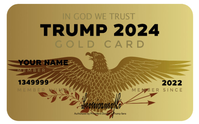 Get Your Exclusive Trump 2024 Gold Card Collectors Edition