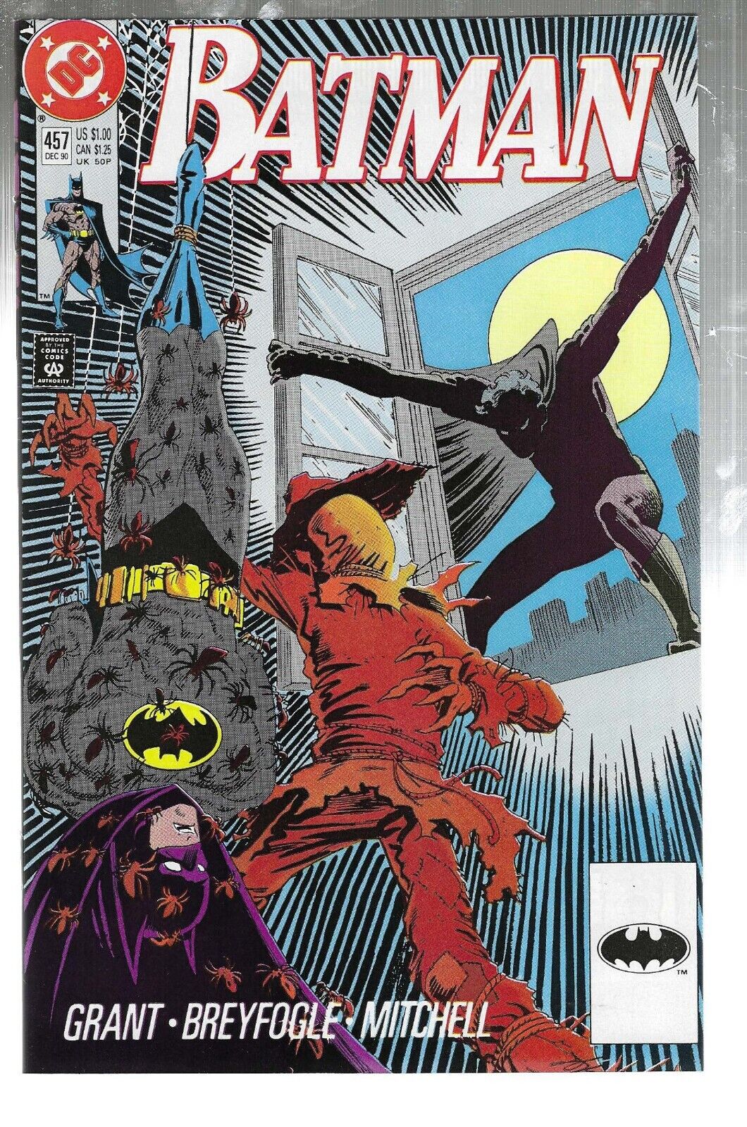 BATMAN #457 DC COMICS 1990 NEWSSTAND 9.4/NM  1ST TIM DRAKE AS ROBIN