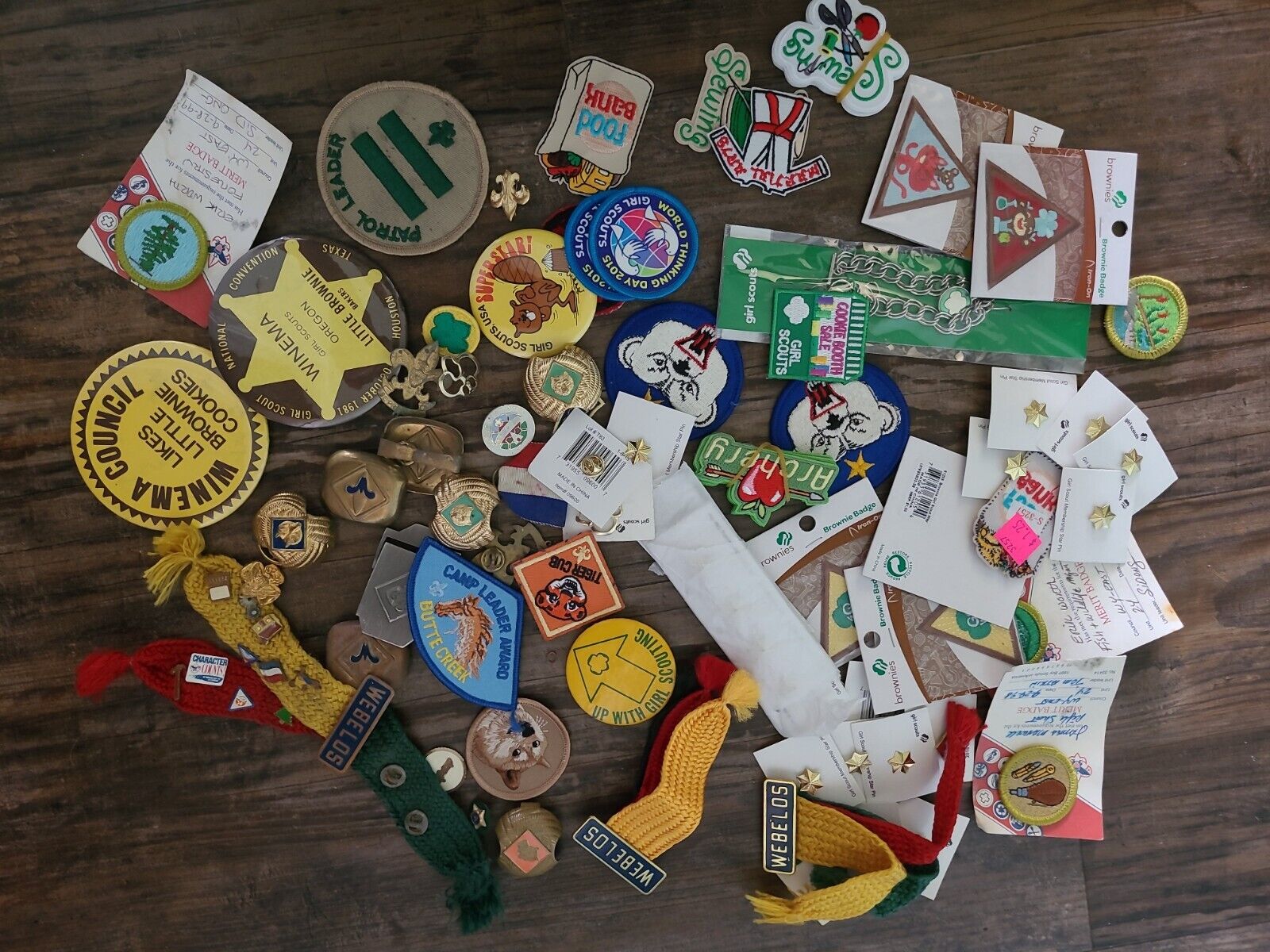 Large Lot Boy And Girl Scout Items