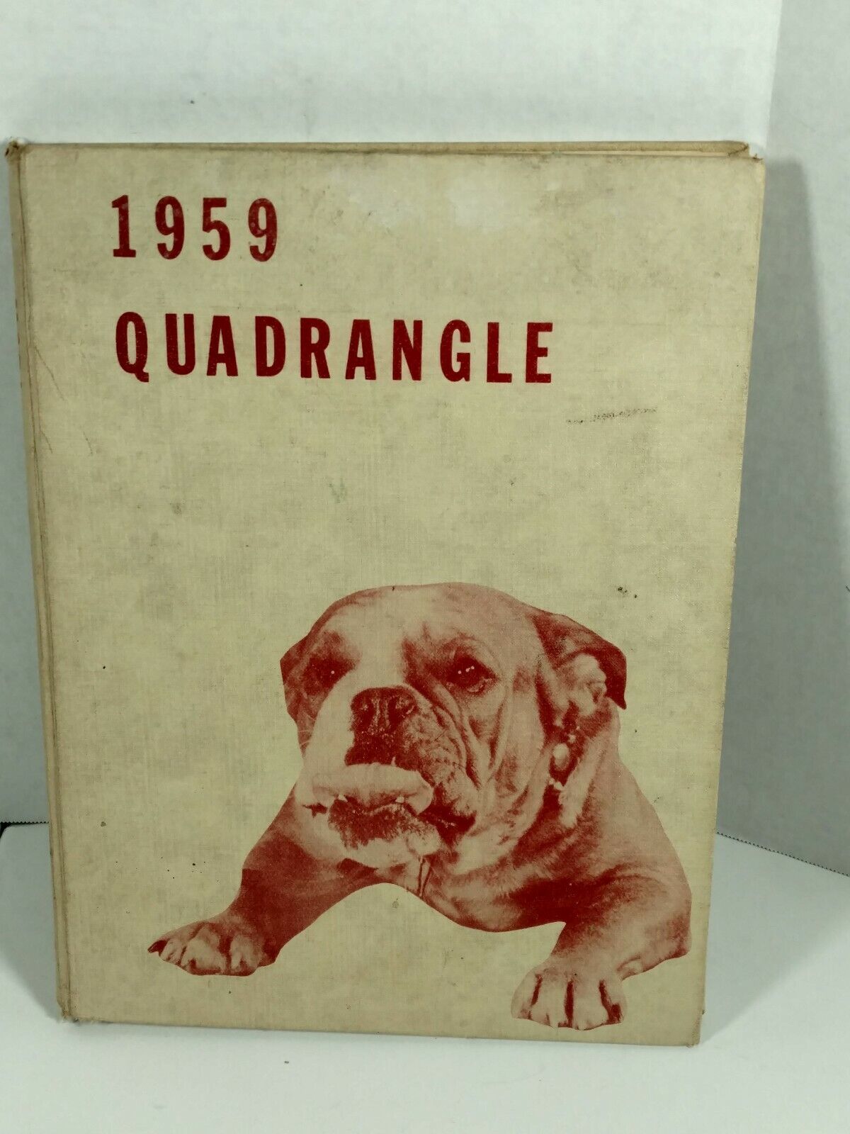 Vintage 1959 The Quadrangle McPherson College Yearbook McPherson Kansas
