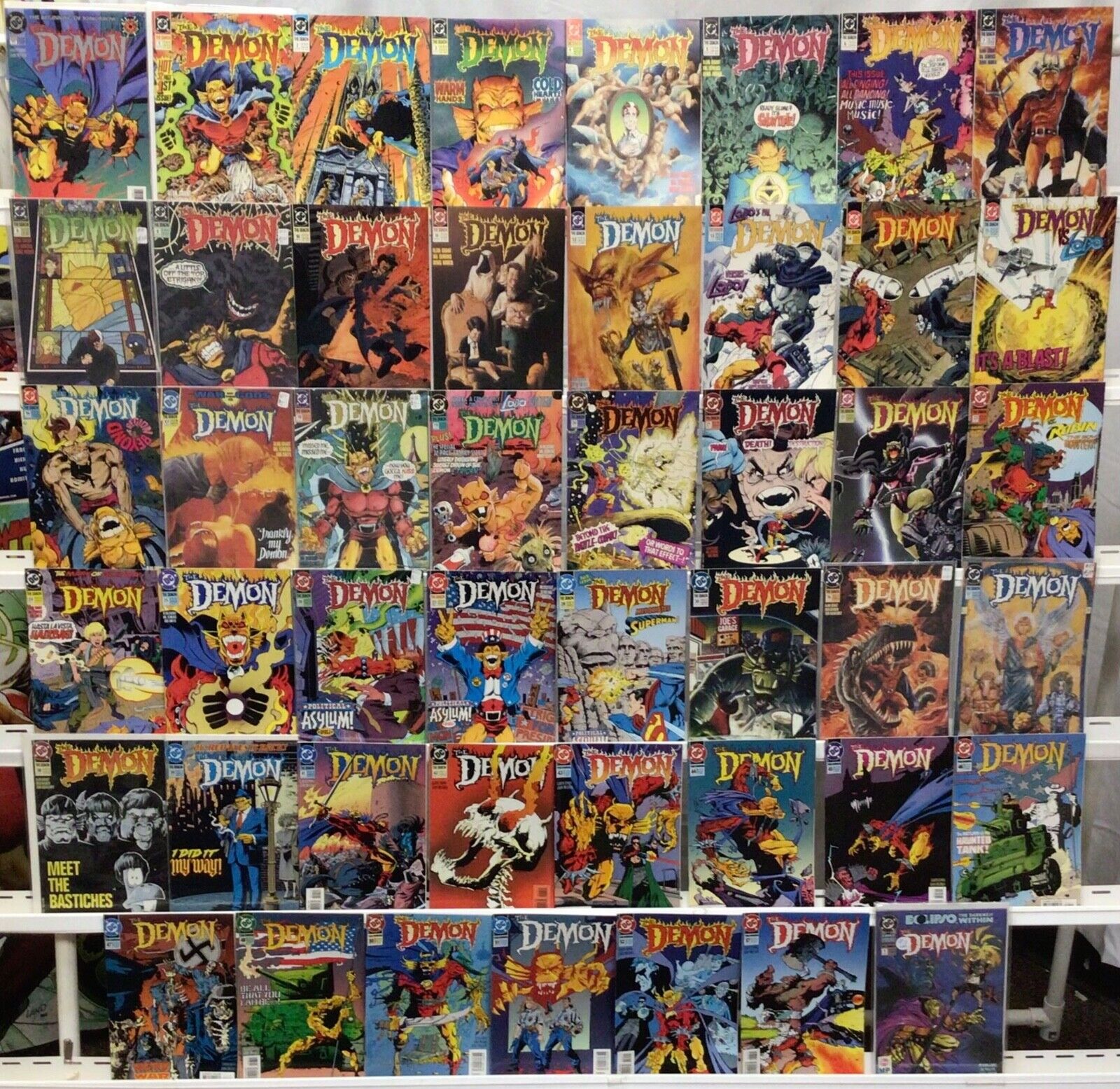 DC Comics The Demon Run Lot 0-57 Plus Annual VF 1990 Missing in Bio