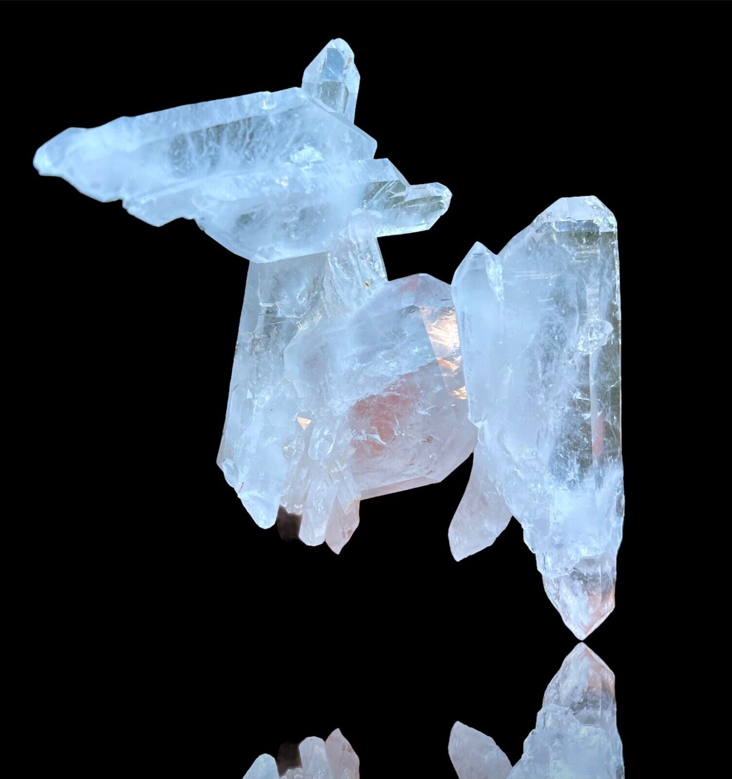 212 Gram amazing weird shape Faden Quartz crystal @Baluchistan Pakistan.
