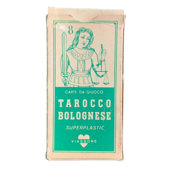 Bolognese Tarot N.39 - 1953 Viassone - Canvas - Vintage Rare