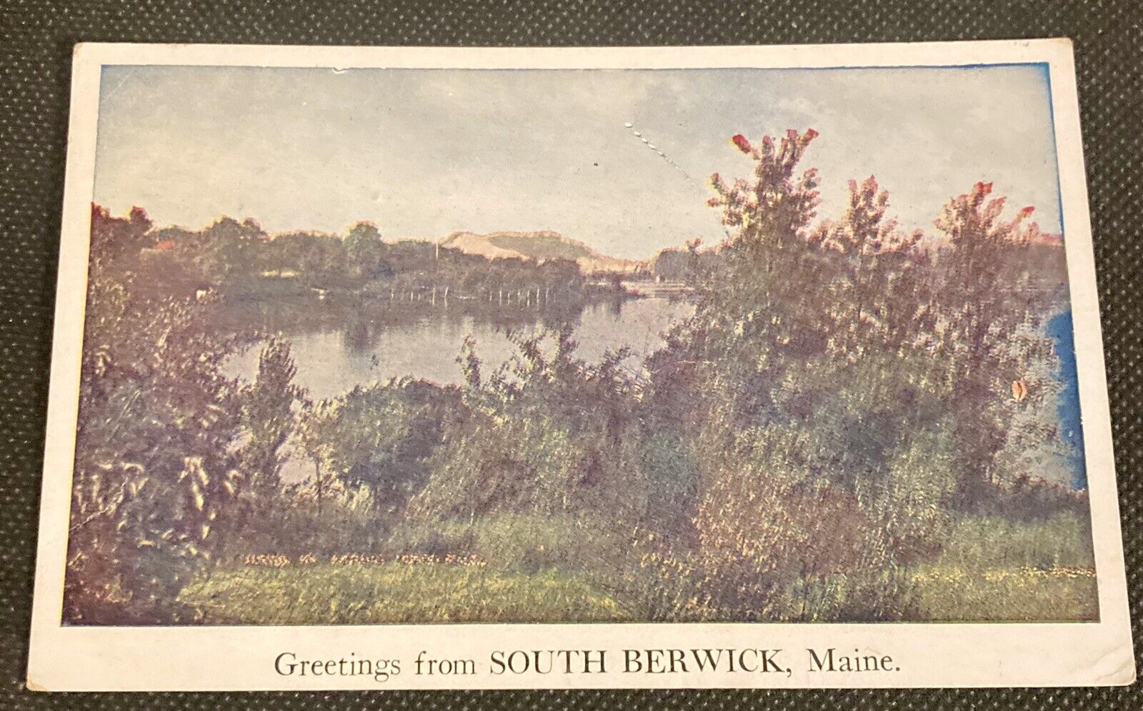 South Berwick, ME Vintage 1920\'s Postcard Scenic View