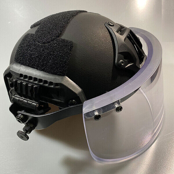 IIIA UHMW-PE Ballistic Bullet Proof Helmet L+Bulletproof Face Guard Shield Mask