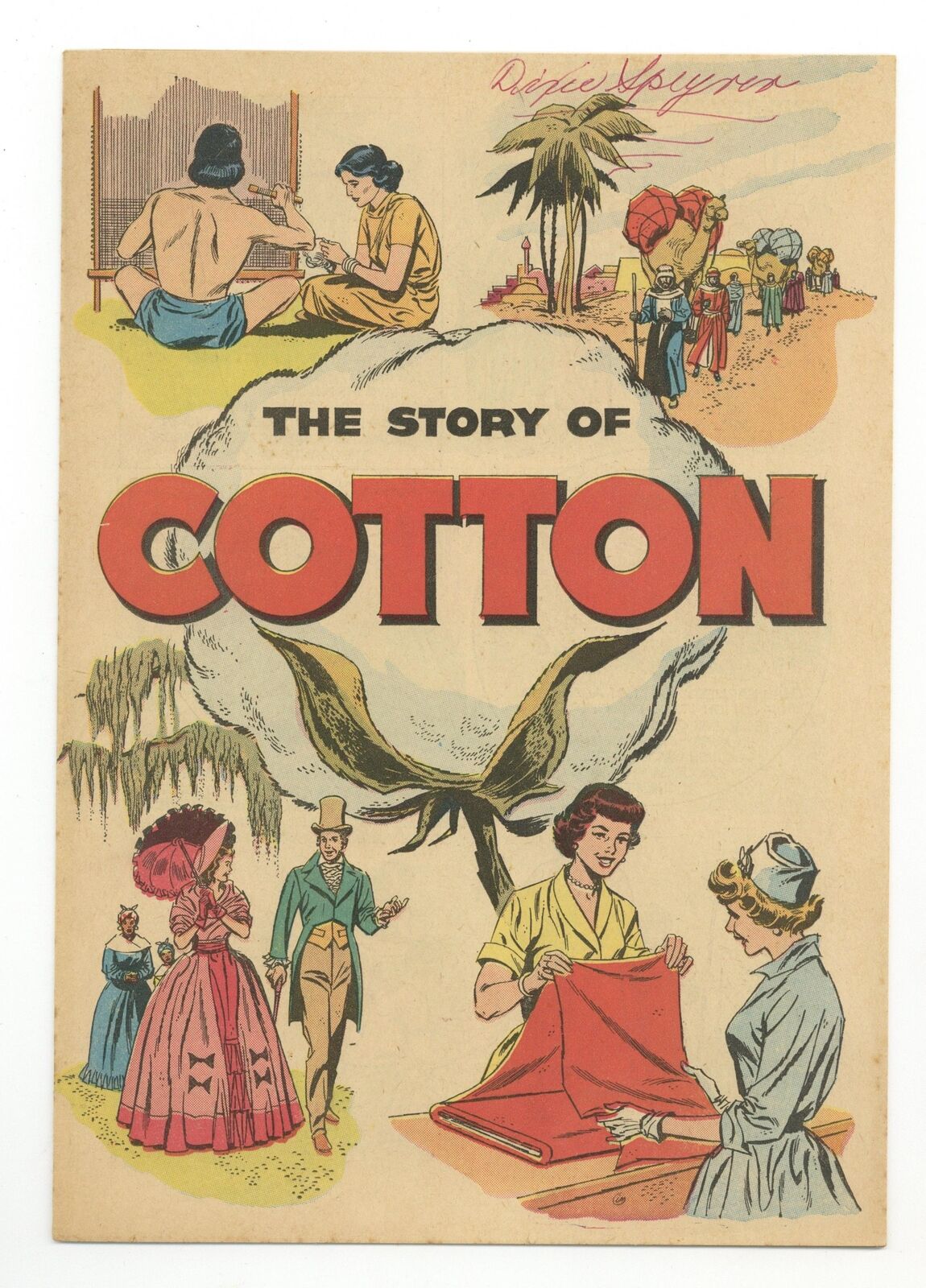 Story of Cotton #1 FN 6.0 1952