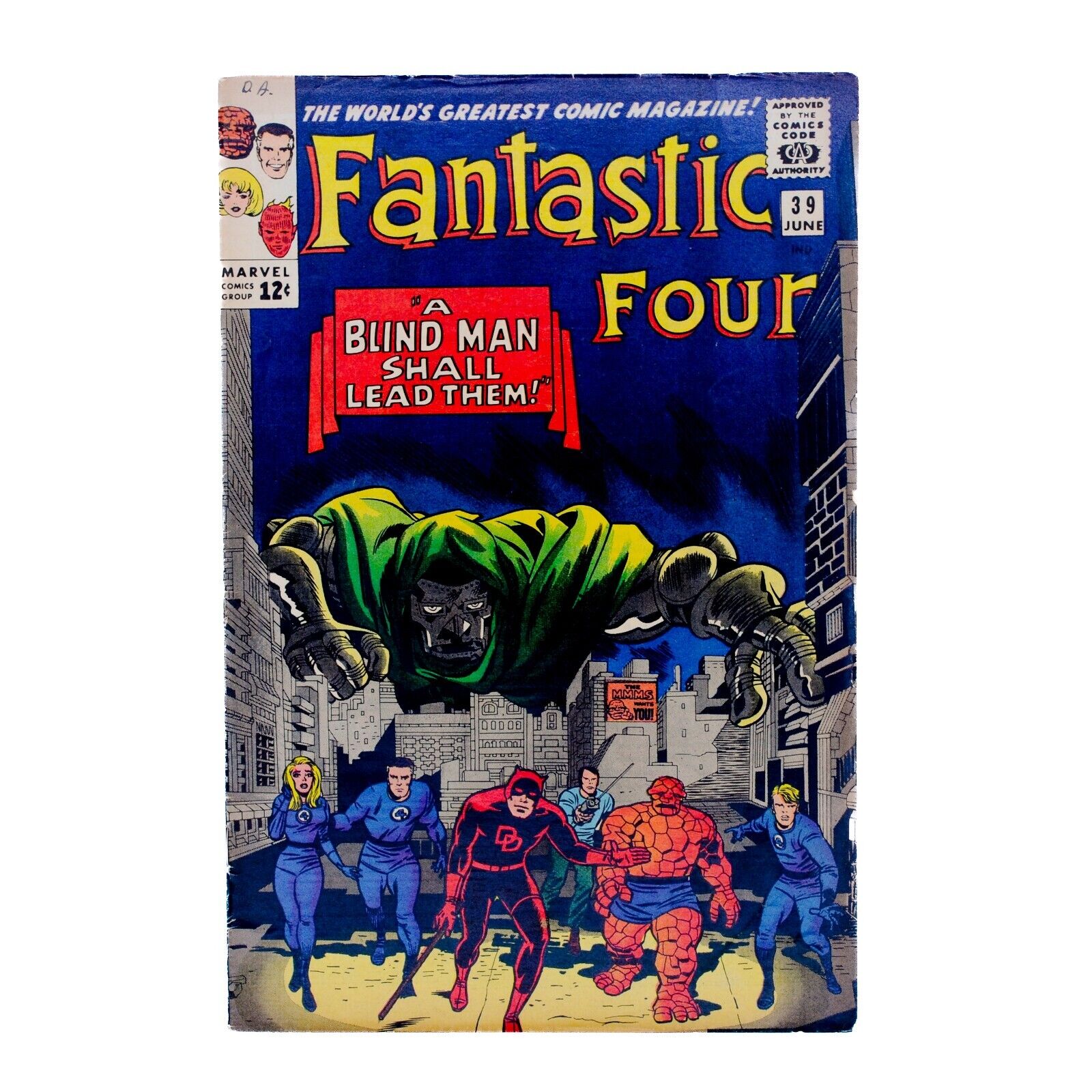Fantastic Four Volume 1, Issue #39 (June 1965) Daredevil Crossover
