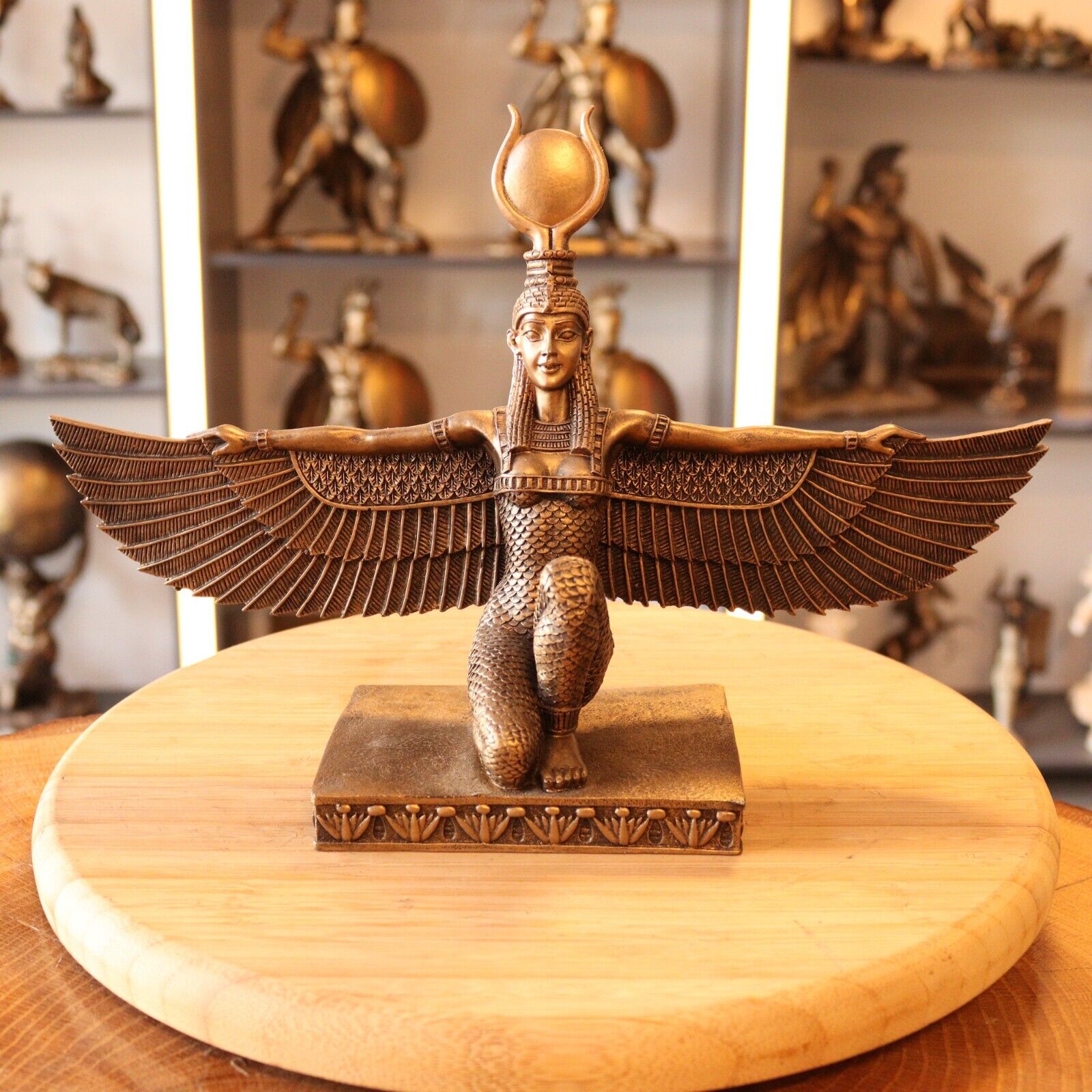 Isis Egyptian Goddess Statue, isis sculpture, Goodies Lady, Home Decor