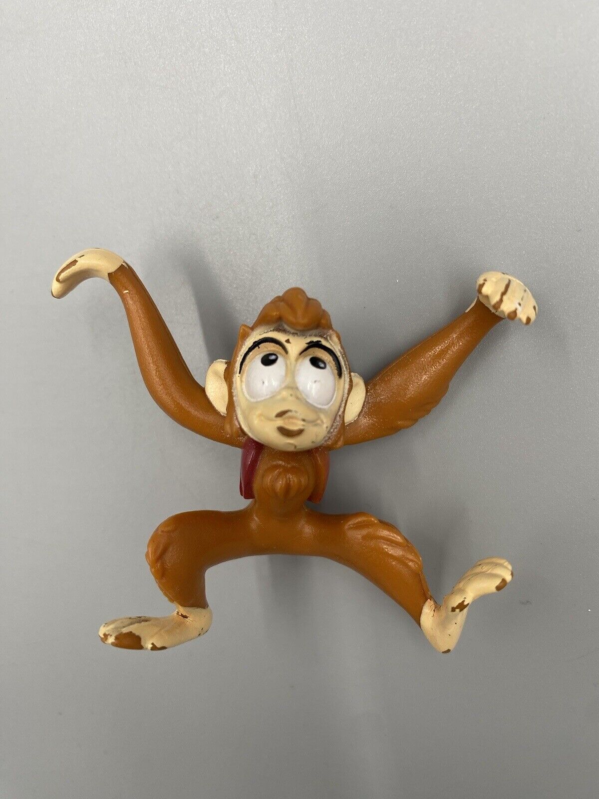 Vintage 1992 Disney Abu Monkey Aladdin Figure Mattel PVC Plastic 2”