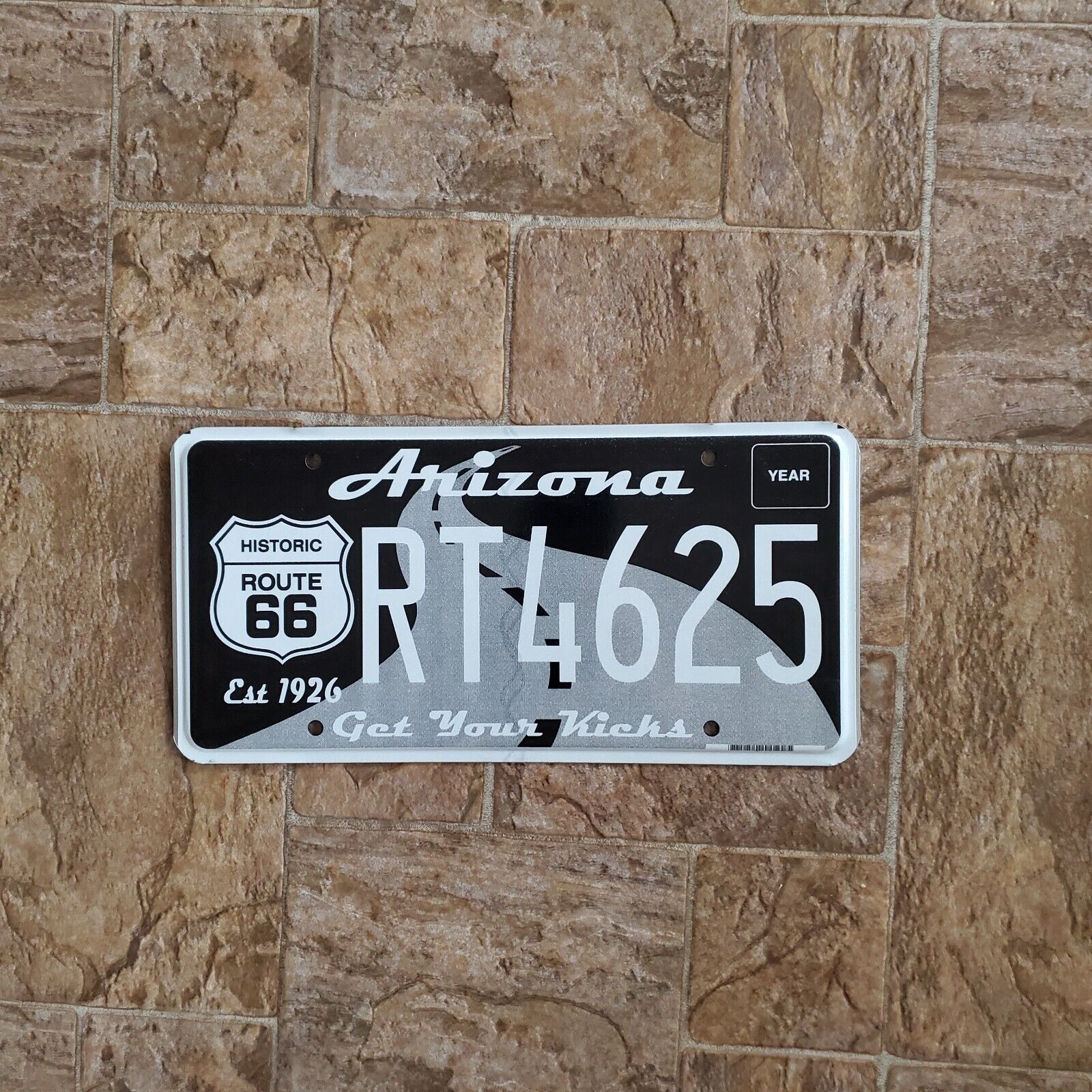 Arizona License Plate Route 66 RT46255 Rare MINT 