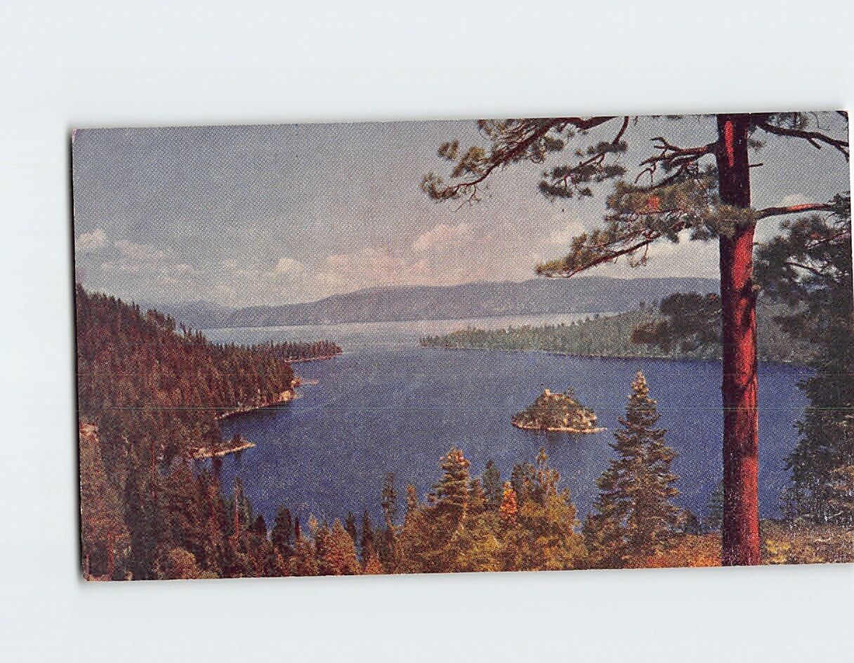 Postcard Emerald Bay Lake Tahoe California USA