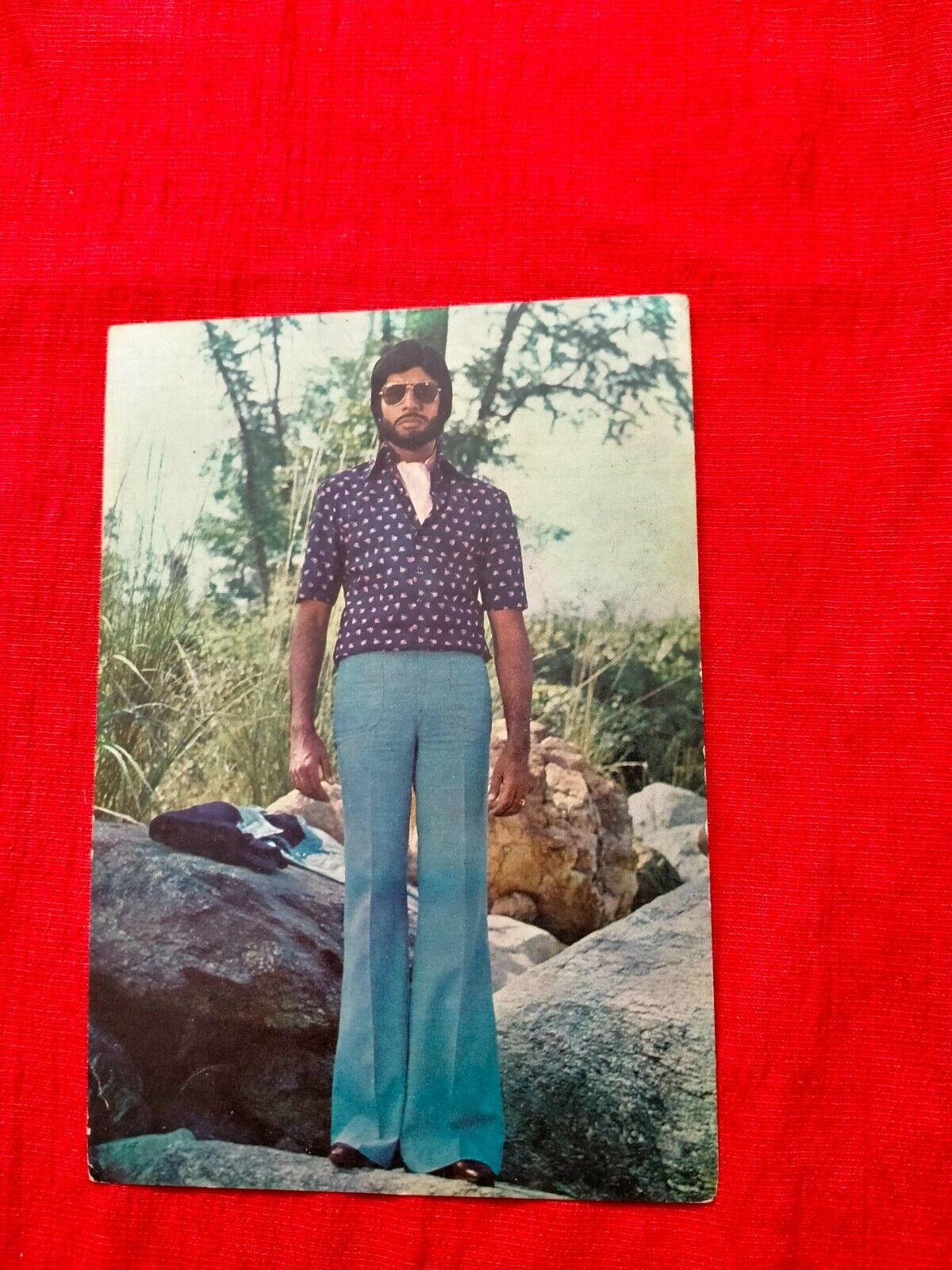 Amitabh Bachchan Rare Vintage Postcard Post Card India Bollywood 1pc