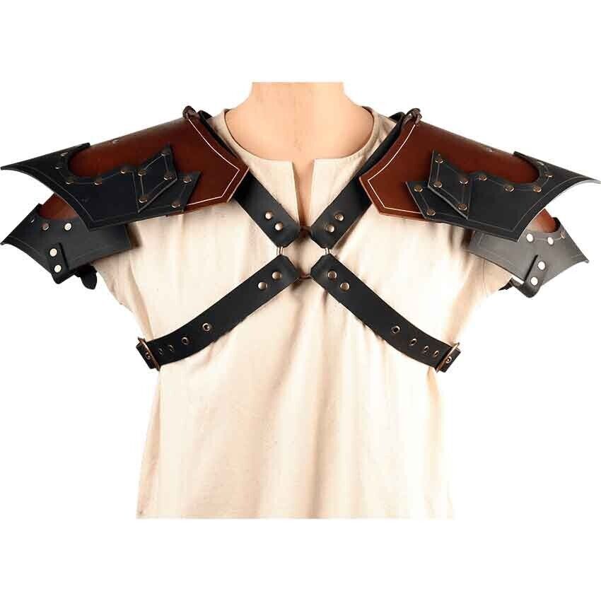 PU Leather Cuirass Armor Medieval Roman Costume Breastplate Viking Armor Cosplay