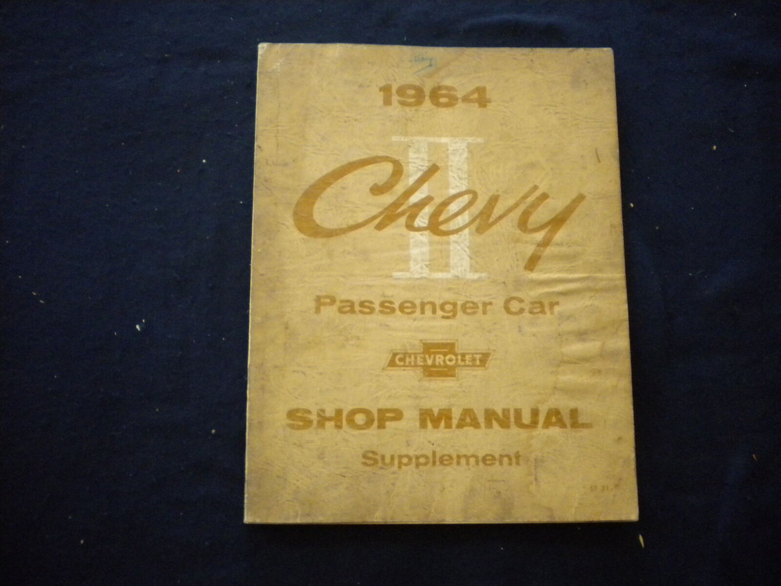 1964 CHEVY PASSENGER CAR SHOP MANUAL SUPPLEMENT - SOFTCOVER - KD 8014