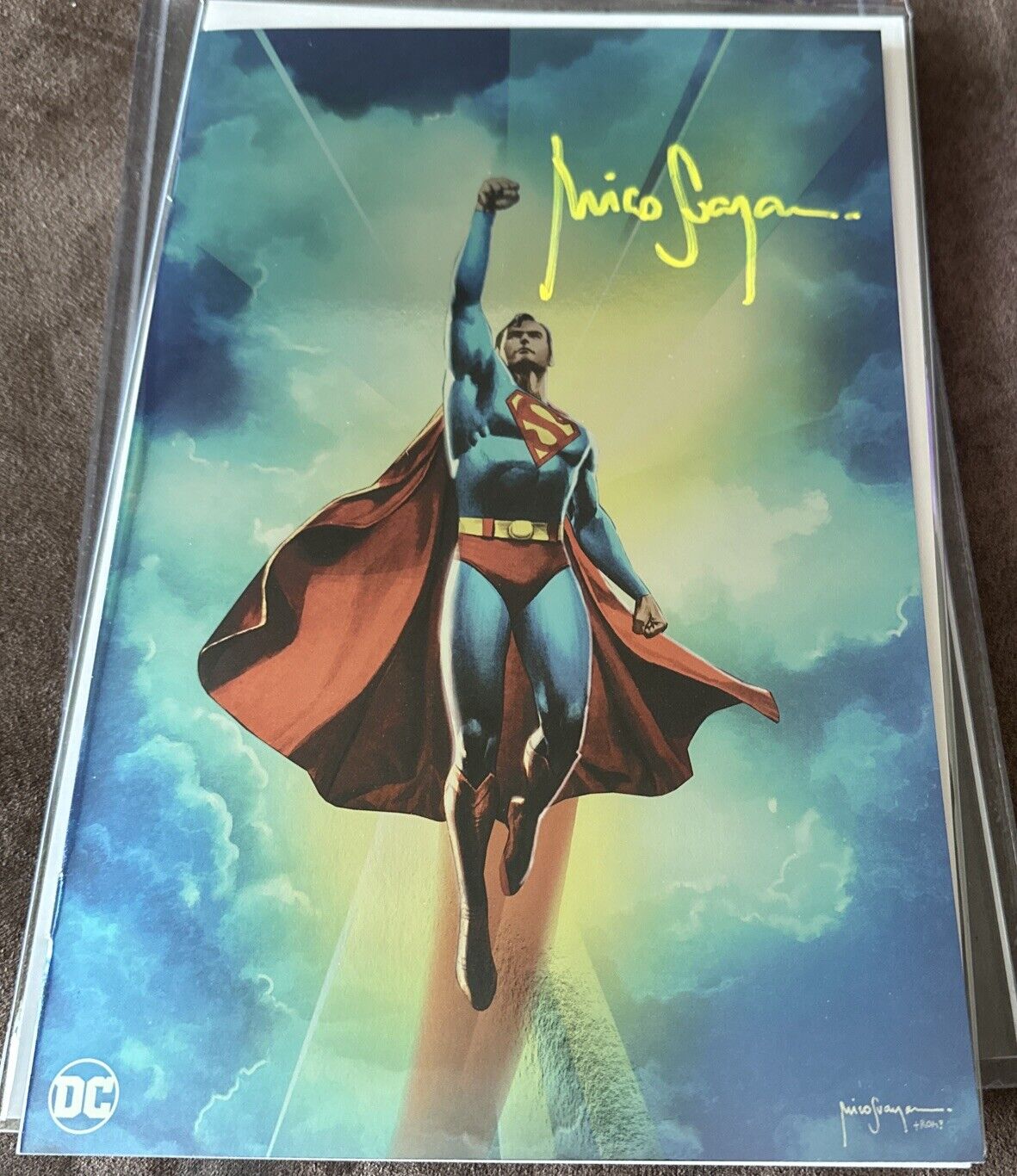 Superman '78 #1 BTC & NYCC Exclusive FOIL Virgin signed by Mico Suayan w/ COA