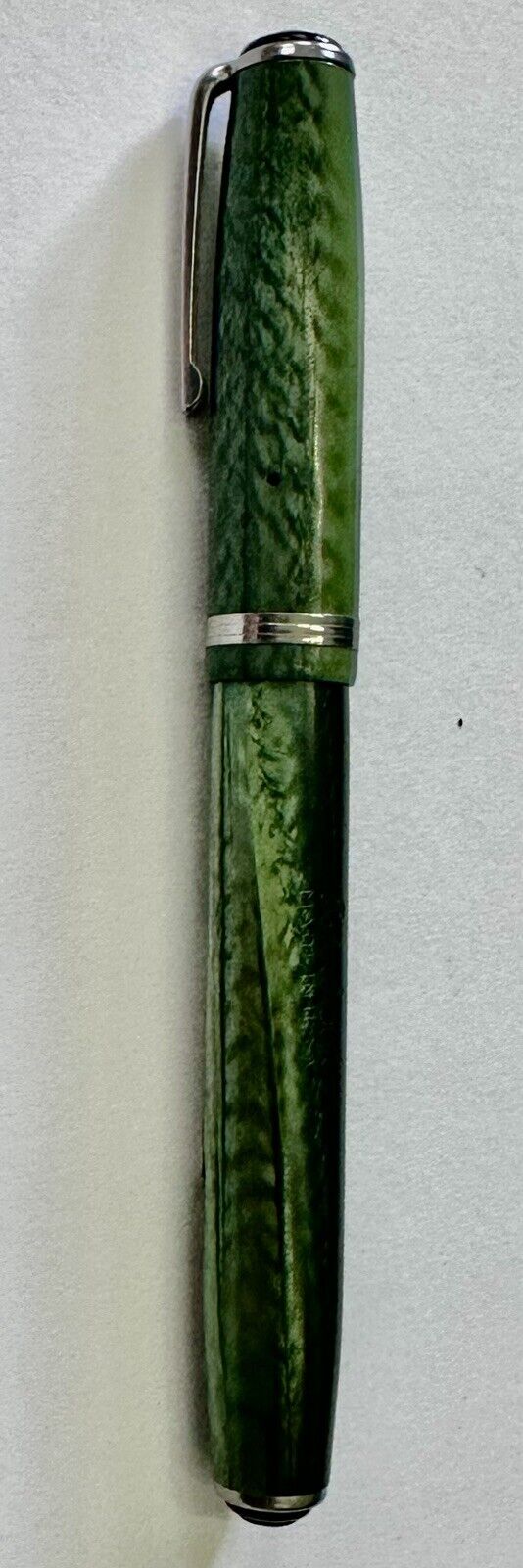 Vintage 1950s Green Esterbrook Fountain Pen 1551 FINE Nib and Sac Excellent