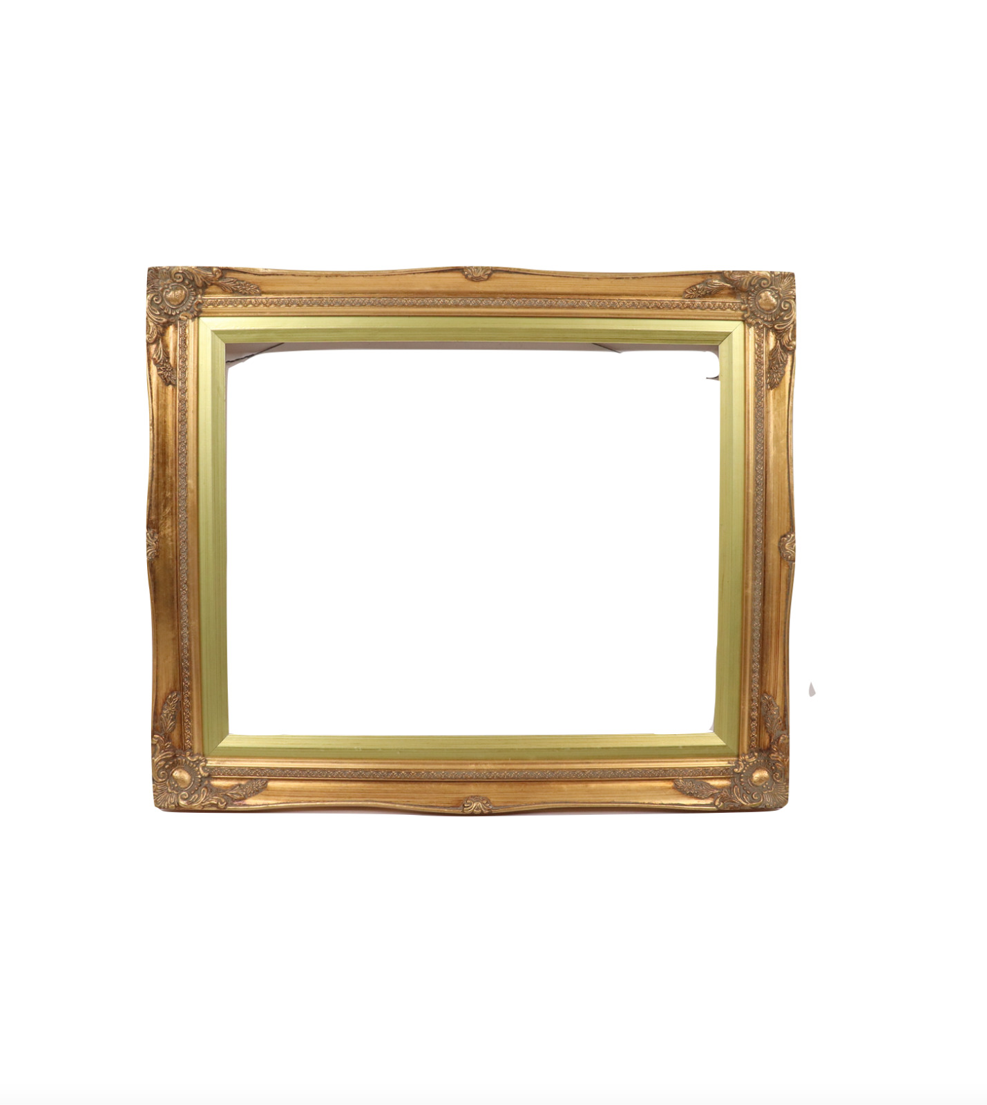 Vintage Antique Newcomb Macklin Style Ornate Gold Gilt Hanging Frame 25