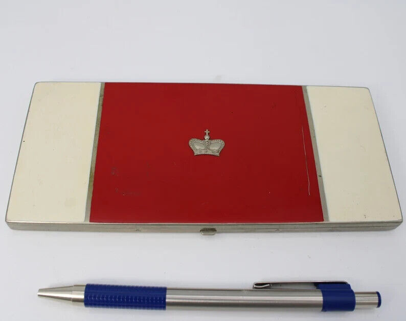 Art Deco - Prince Machabelli Cigarette Case with Crown - 1930\'s