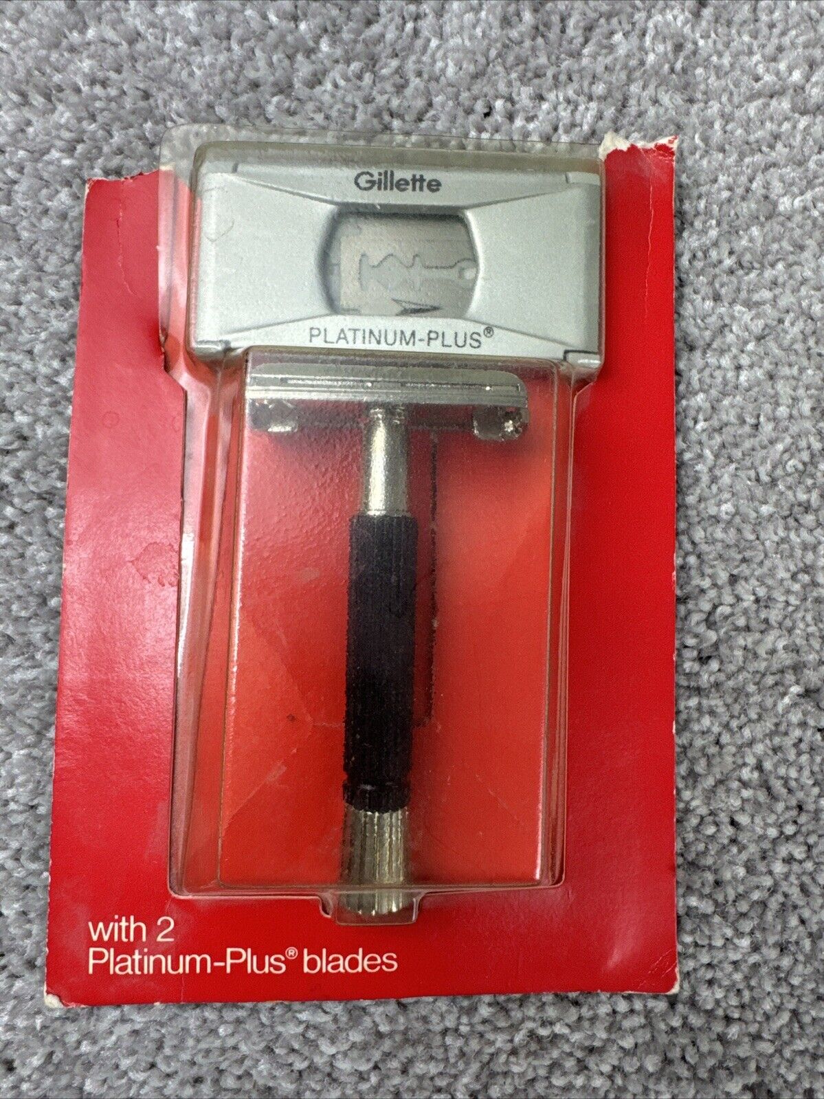 Vintage 1960’s Gillette Super Speed Double Edge Razor New Open Box with 1 Blade