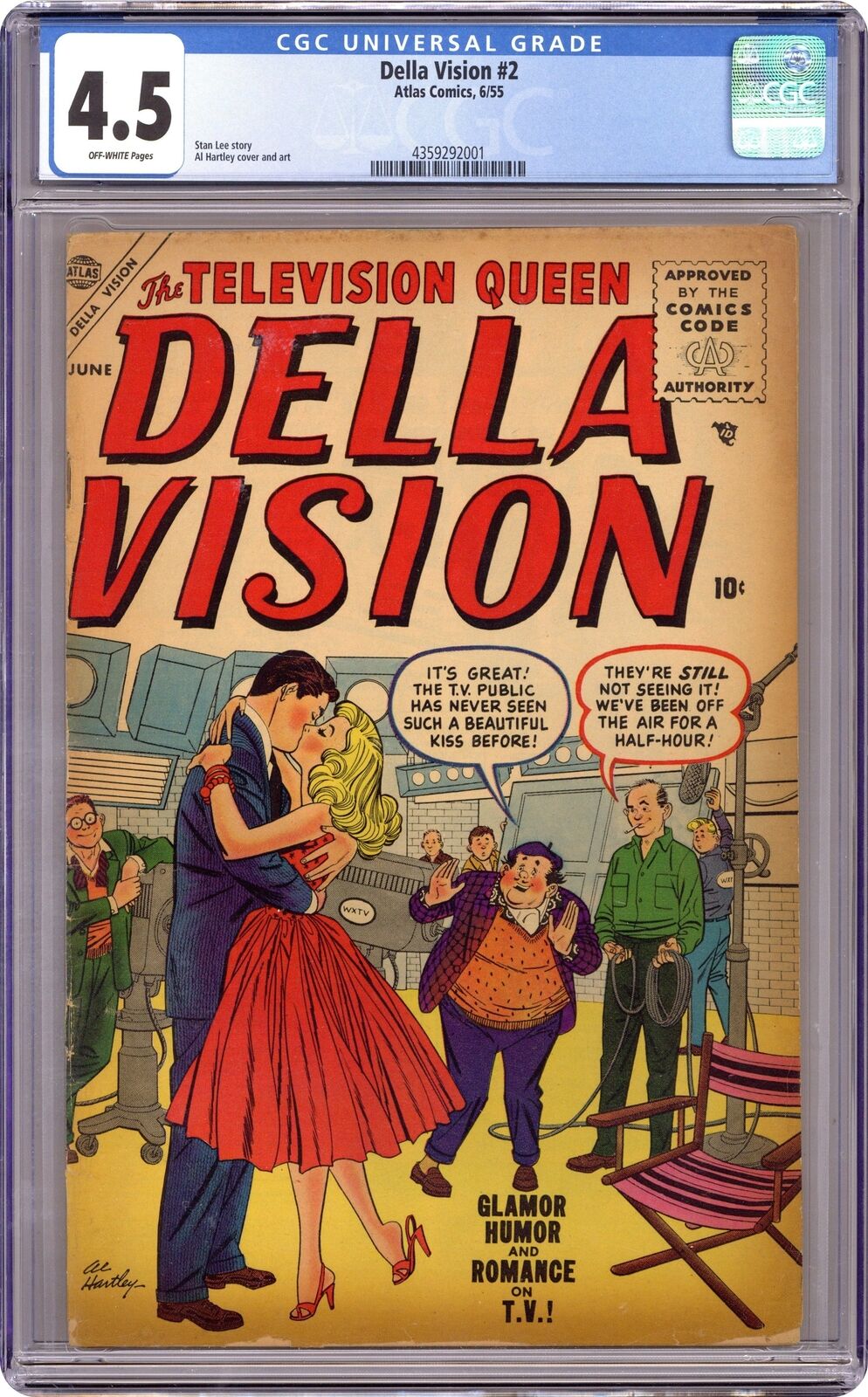 Della Vision #2 CGC 4.5 1955 4359292001