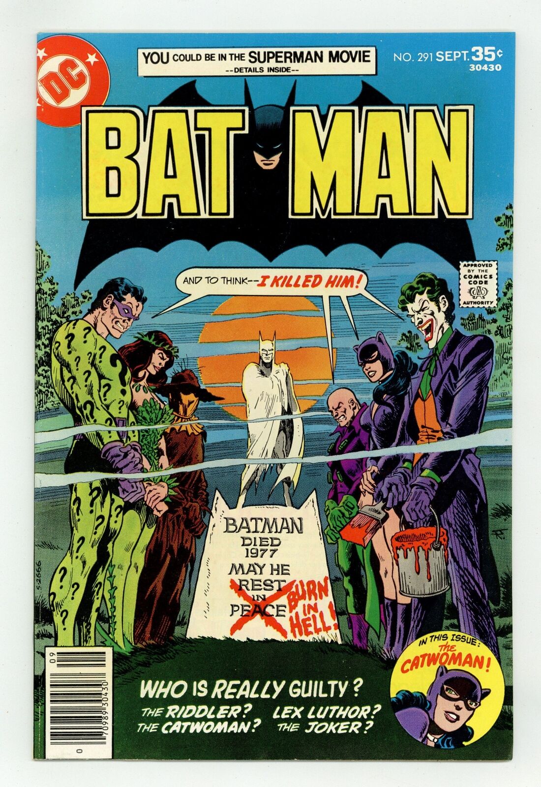 Batman #291 VF- 7.5 1977