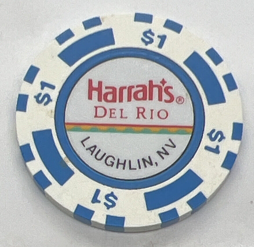 Harrah\'s Del Rio Casino Laughlin NV $1 Chip 1988