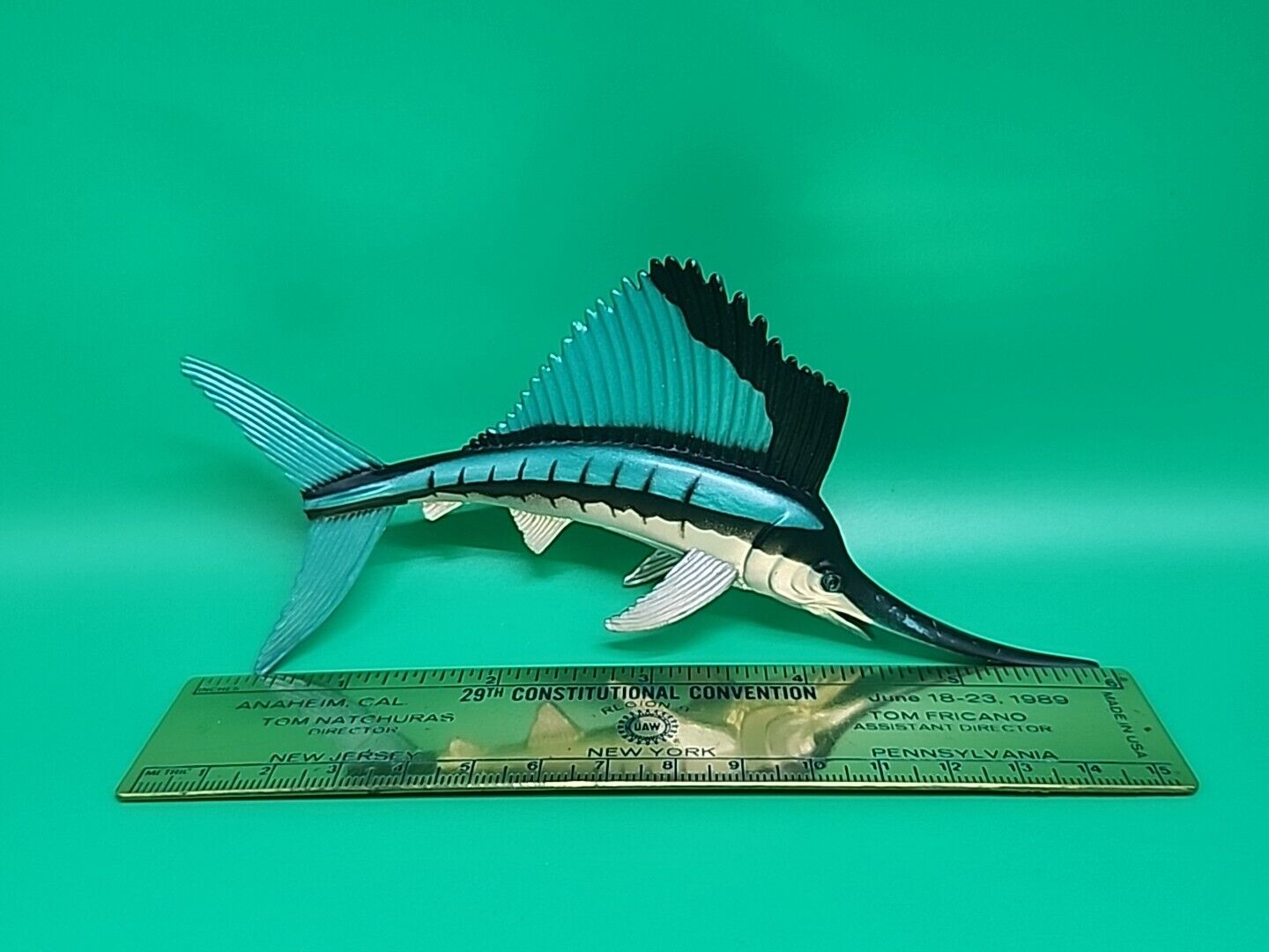 Chap Mei Sailfish Billfish Figure Realistic Toy Model Sword Fish Figurine Rare