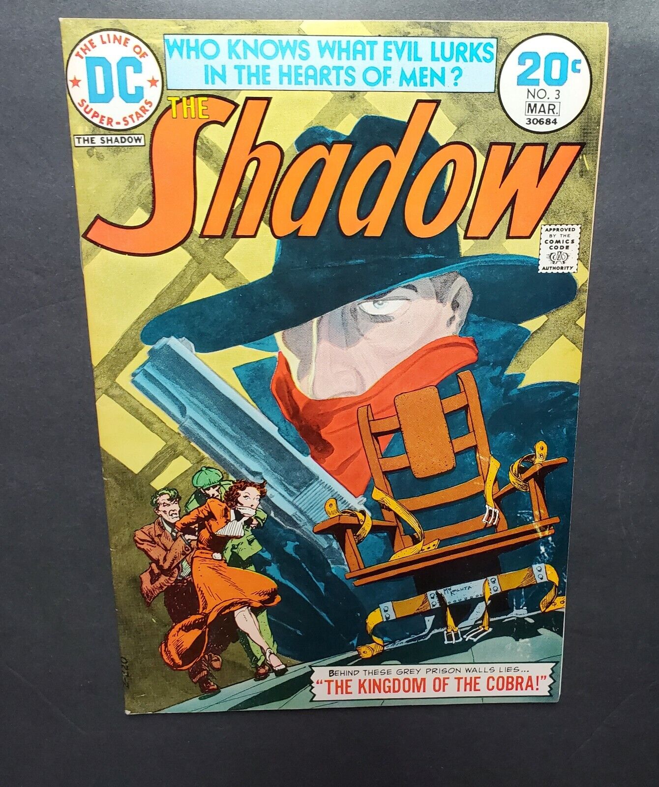The Shadow #2  (1974) DC Comics THE KINGDOM OF THE COBRA FREAK SHOW