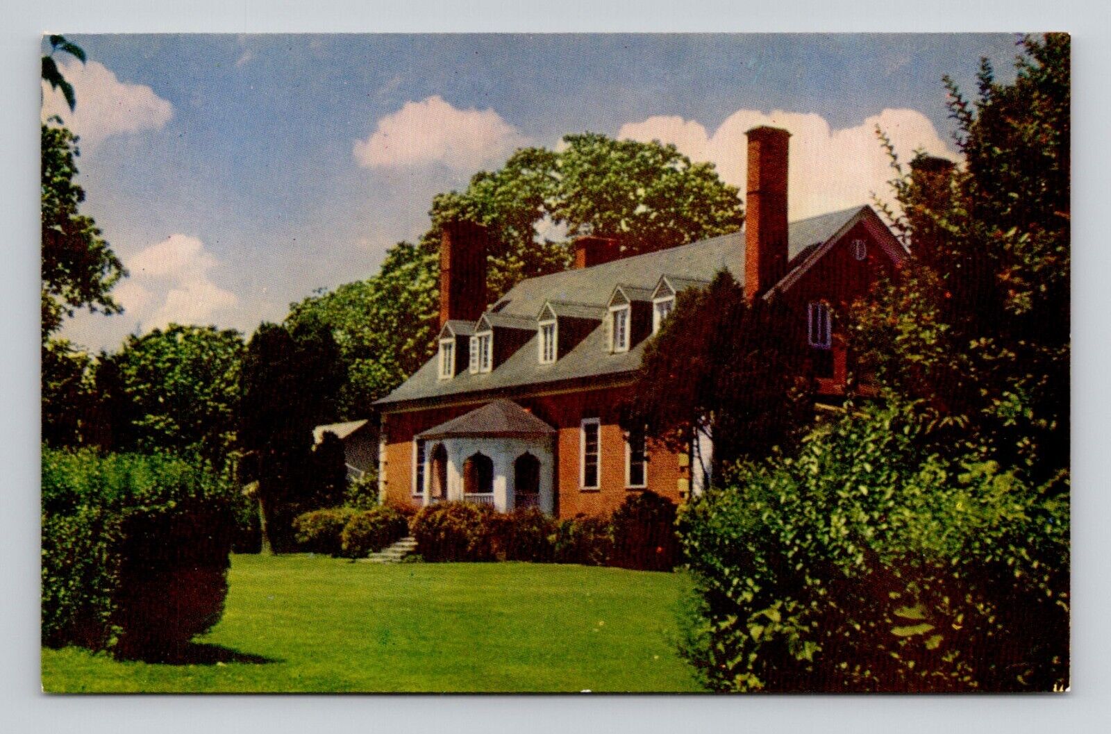 Postcard Gunston Hall Lorton Virginia VA, Vintage Chrome E10