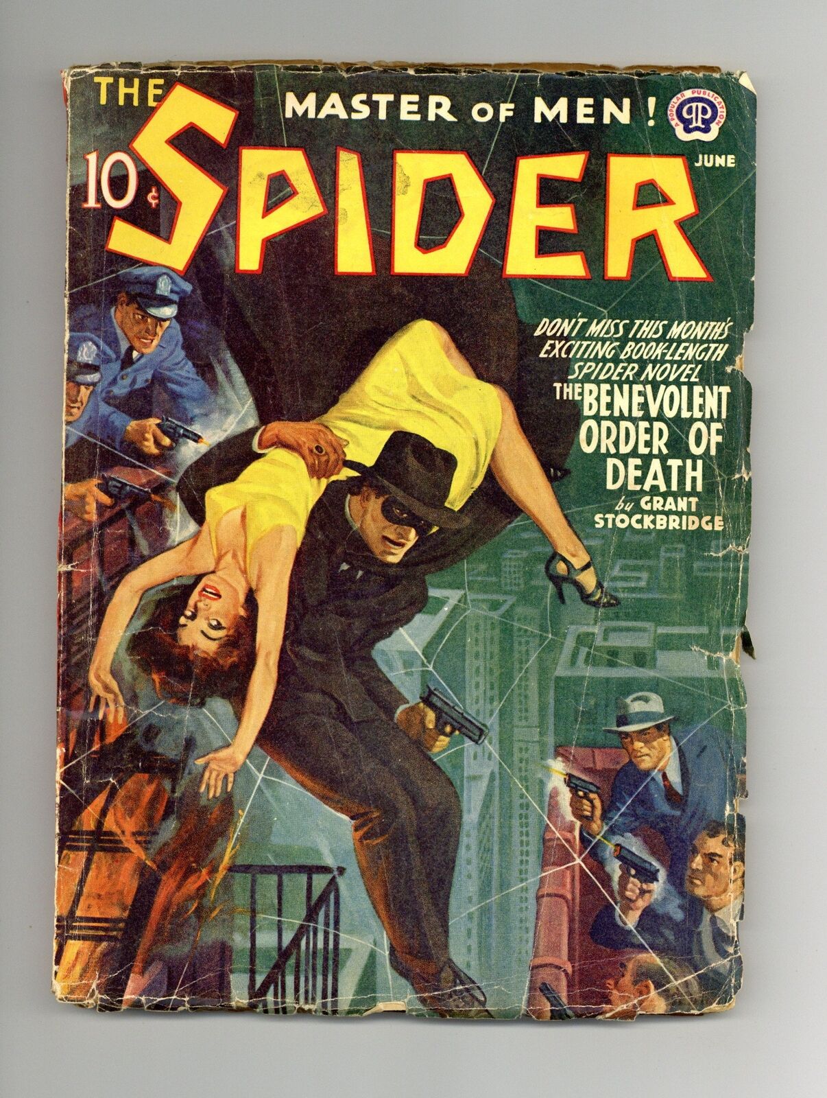 Spider Pulp Jun 1941 Vol. 24 #1 GD